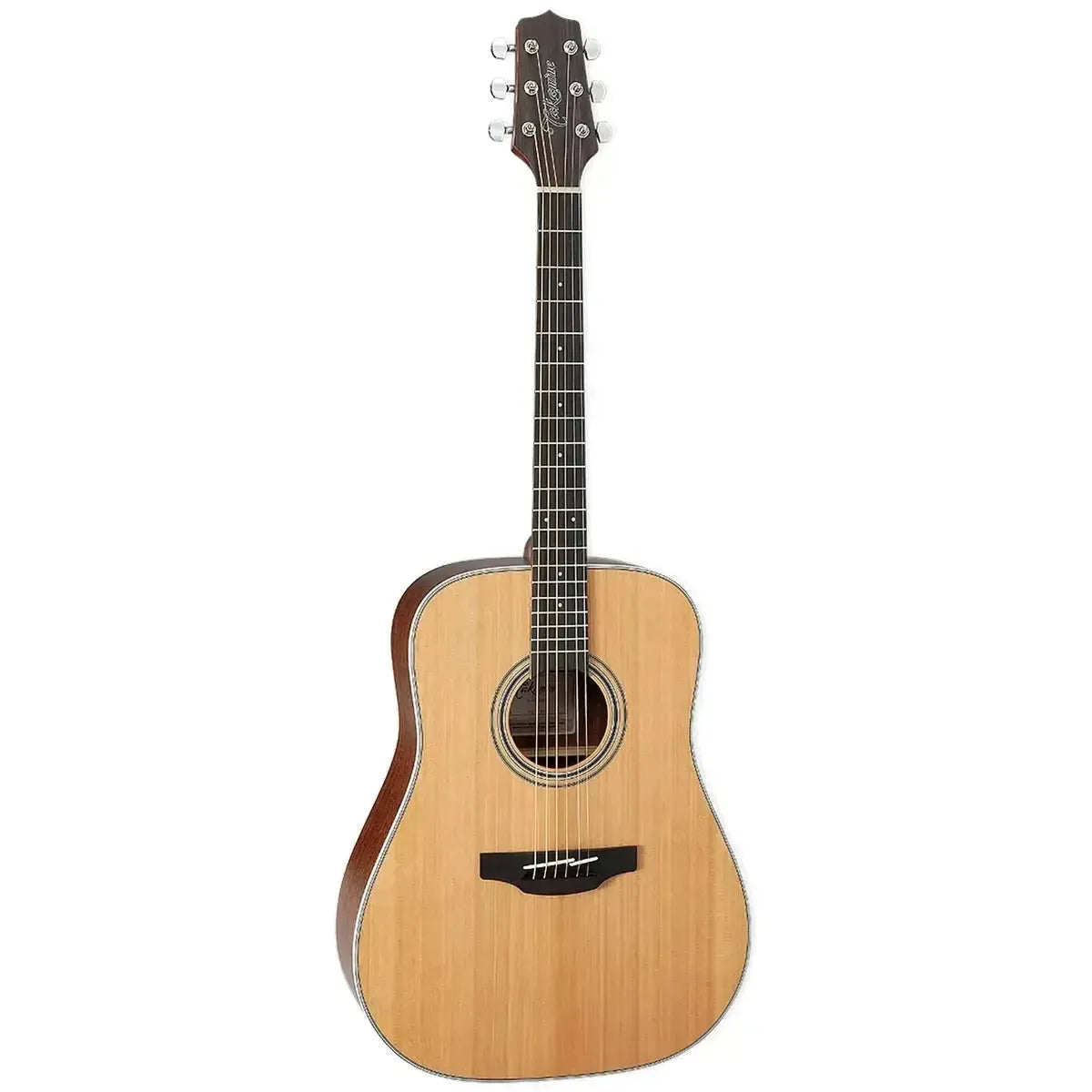 Takamine GD20 NS Dreadnought acoustic guitar in natural satin, full view.