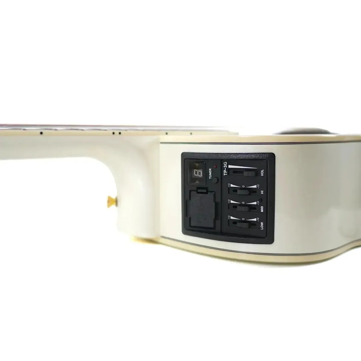 Takamine GD37CE12-PW Pearl White 12-String Acoustic-Electric Guitar with TP-3G preamp.