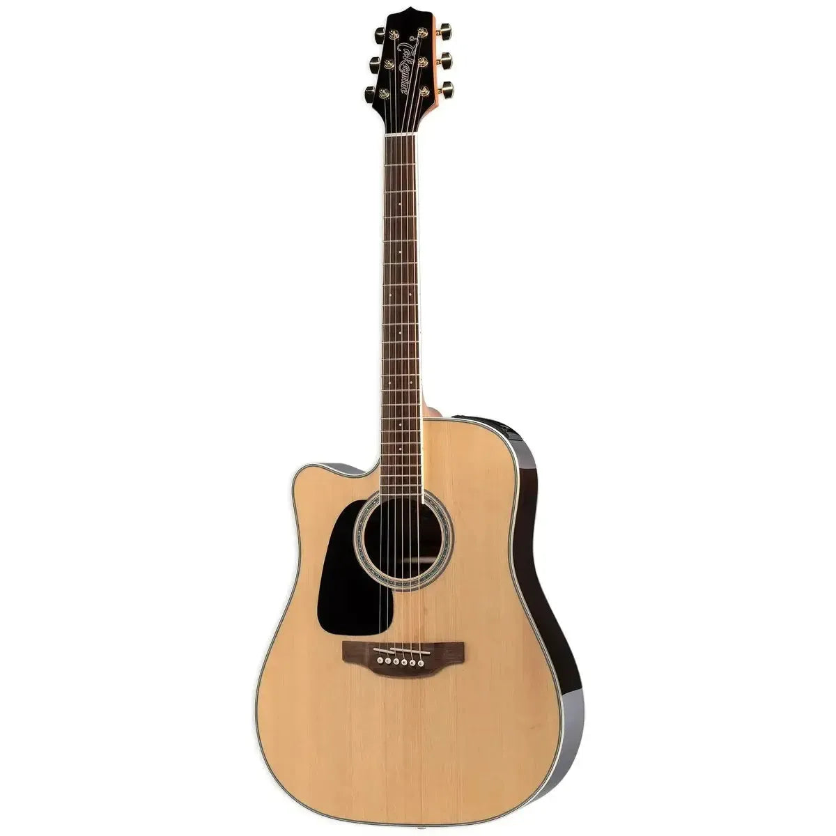 Takamine GD51CE-LH Natural Dreadnought Acoustic-Electric Guitar with cutaway, spruce top, black walnut back.