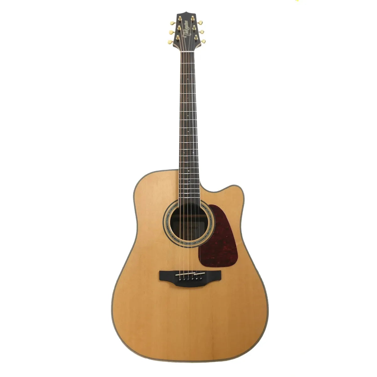 Takamine GD90CE-ZC Natural Acoustic-Electric Dreadnought Guitar with spruce top, ziricote back, and cutaway.