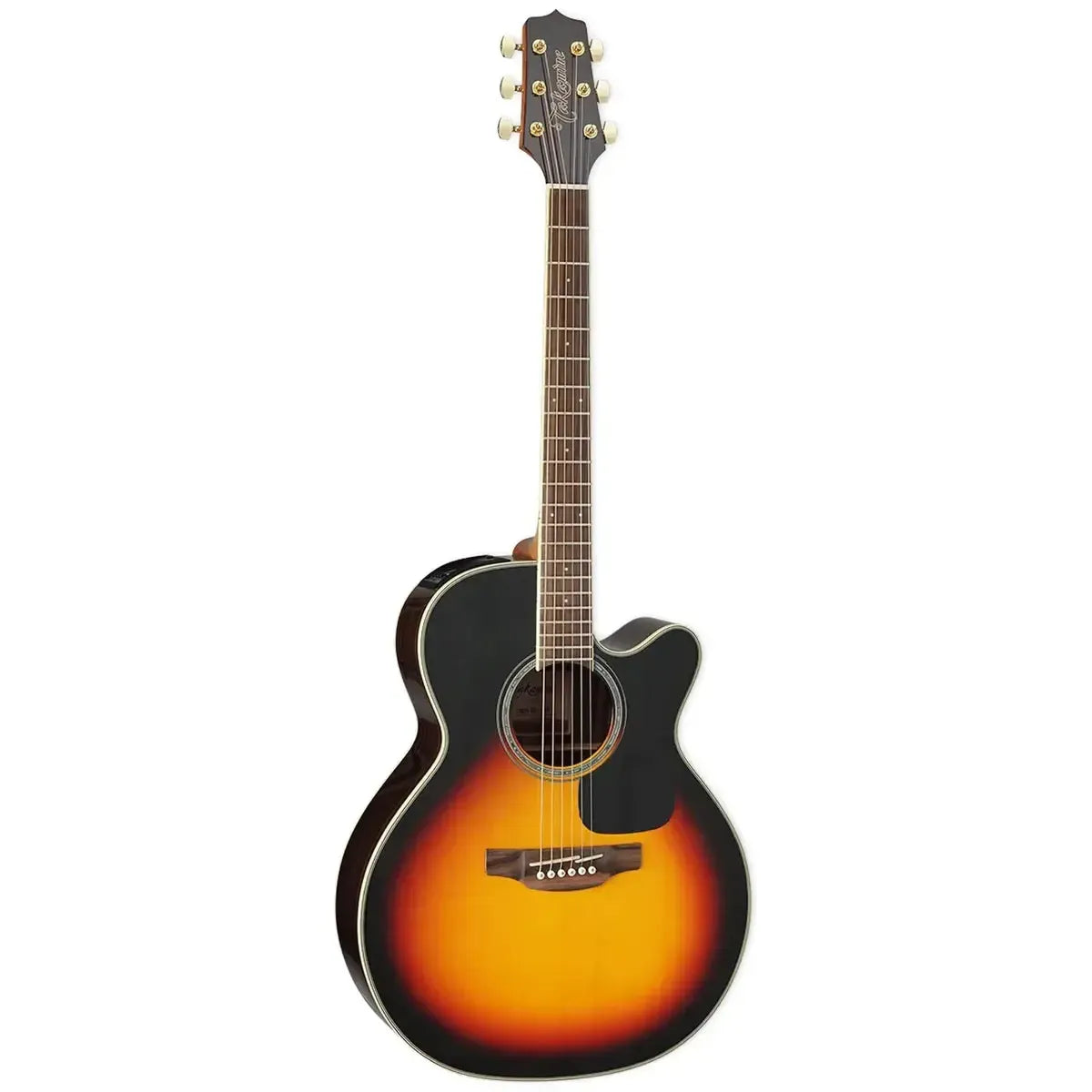 Takamine GN51CE BSB acoustic-electric guitar with brown sunburst finish and NEX cutaway body.
