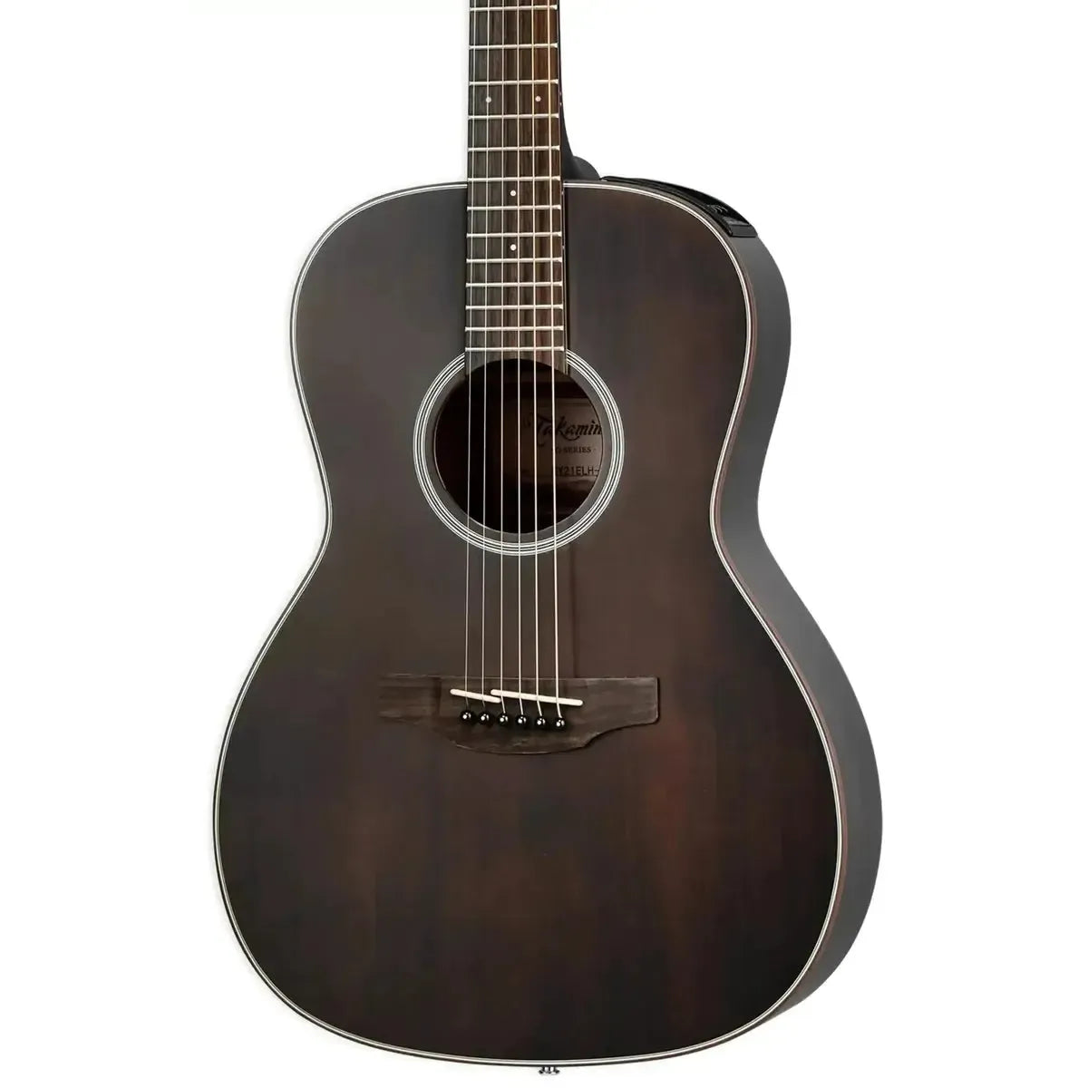 Takamine GY21ELH New Yorker acoustic-electric guitar in Satin Molasses finish, front view.