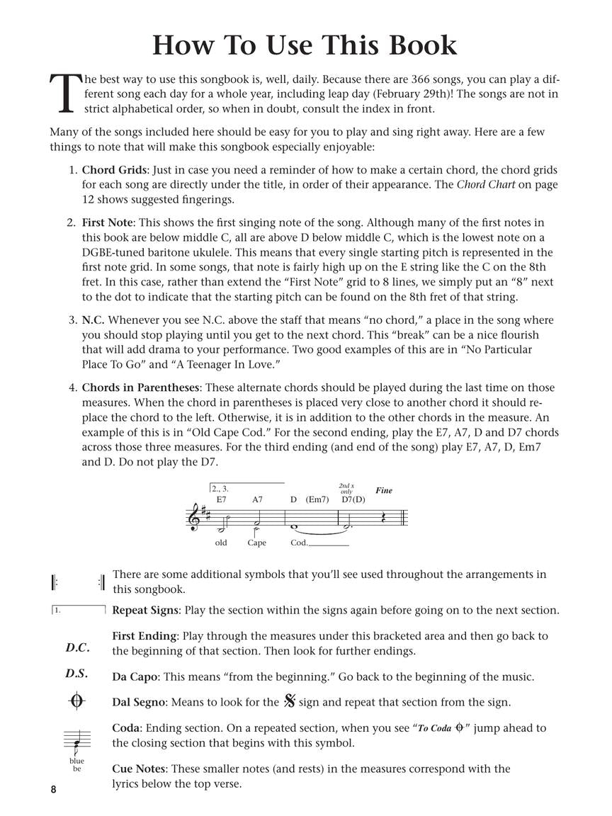 The Daily Ukulele: Leap Year Edition For Baritone Ukulele