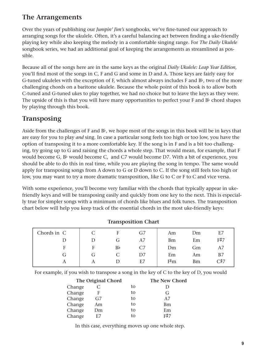 The Daily Ukulele: Leap Year Edition For Baritone Ukulele