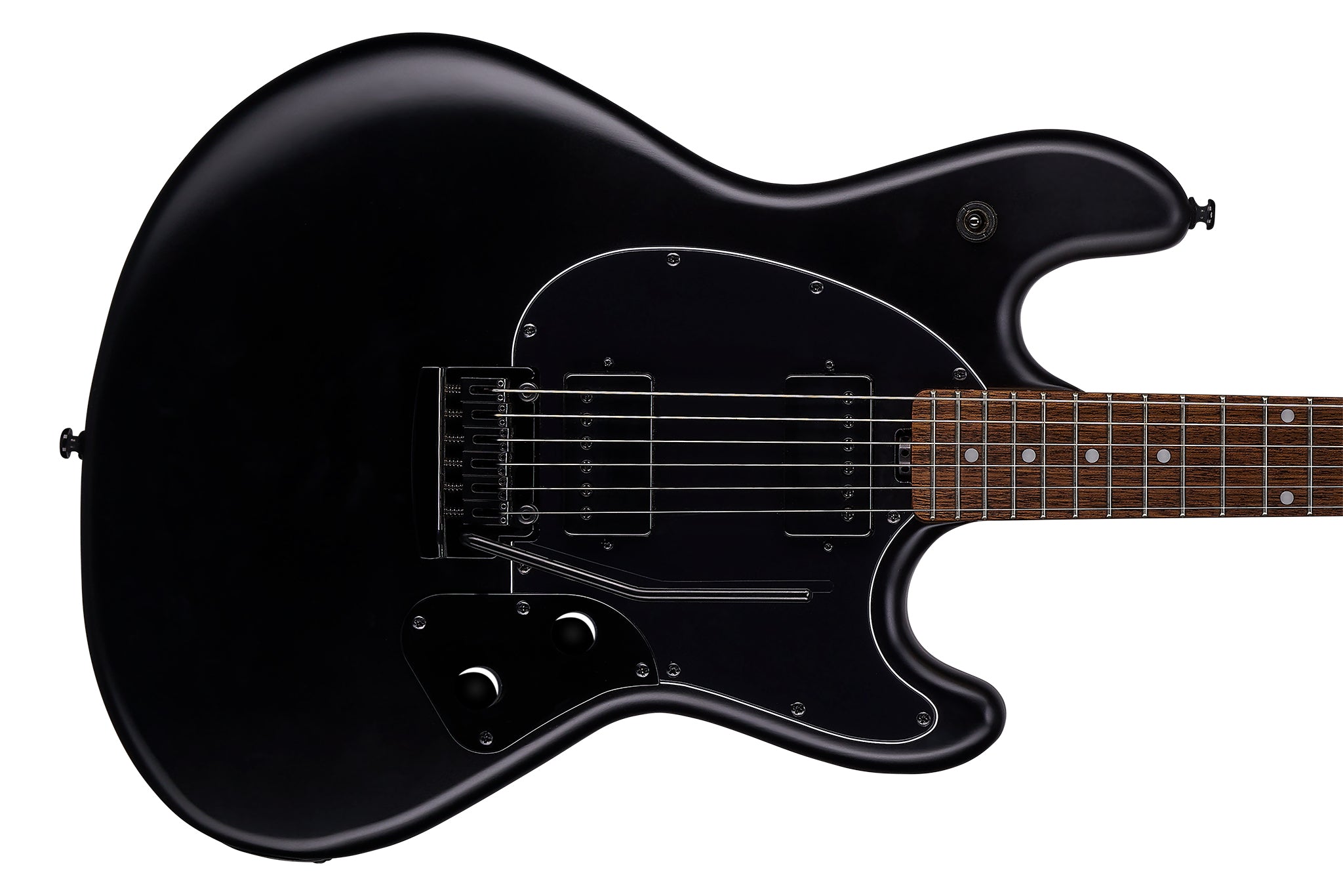 Sterling Music Man SR30 Stingray Stealth Black Electric Guitar "MERCURY" - Open Box