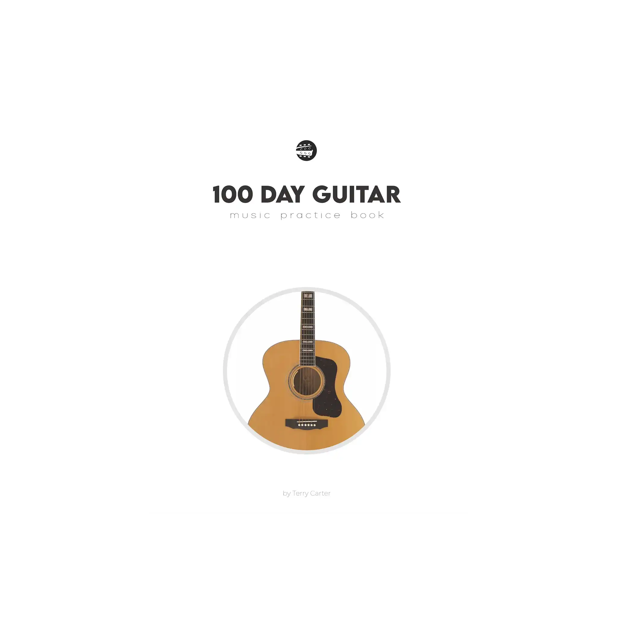 100DayGuitarMusicPracticeBook-cover | Terry Carter Music Store