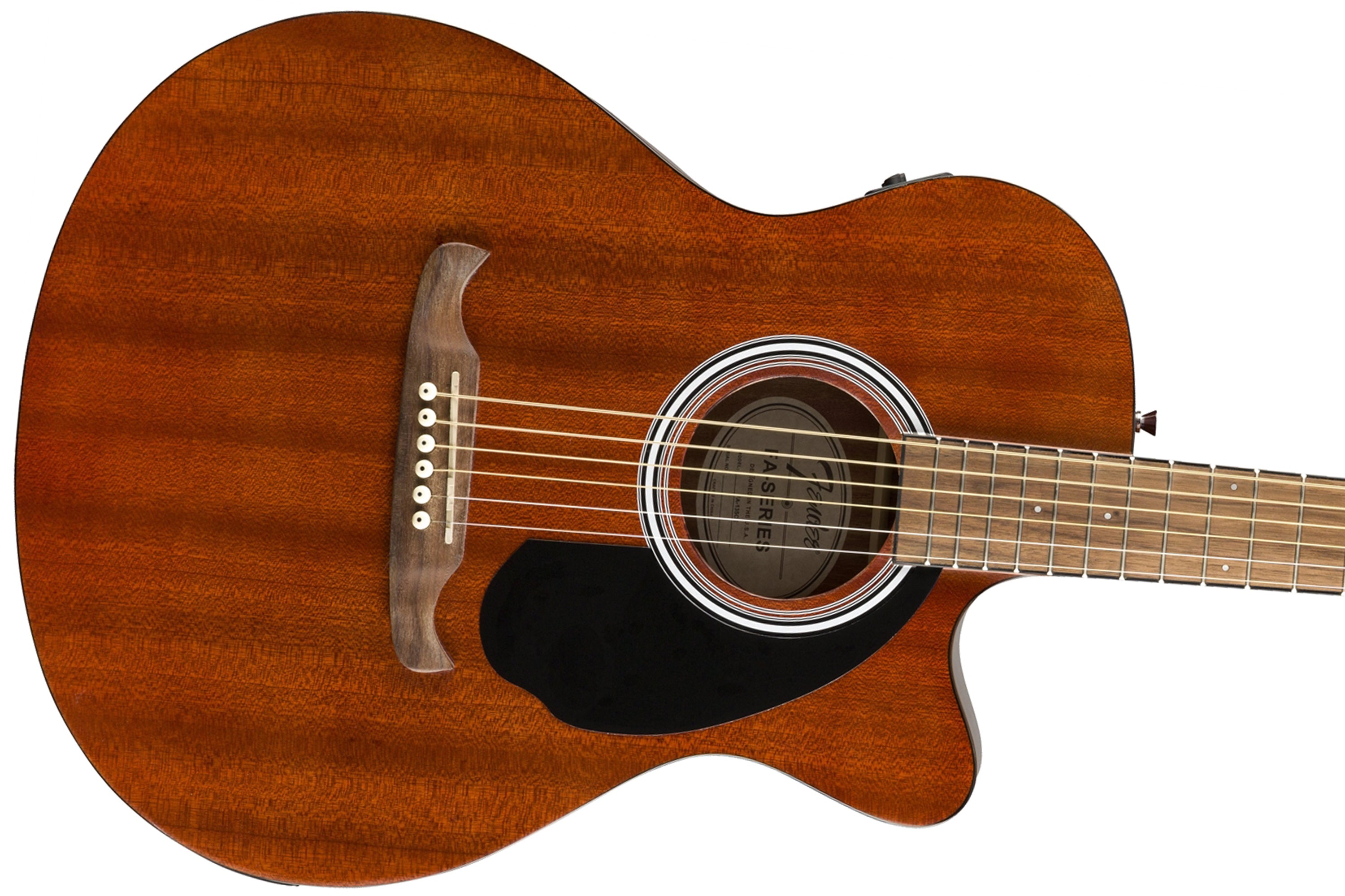 Fender 135CE Concert Acoustic Electric Guitar - Natural Mahogany