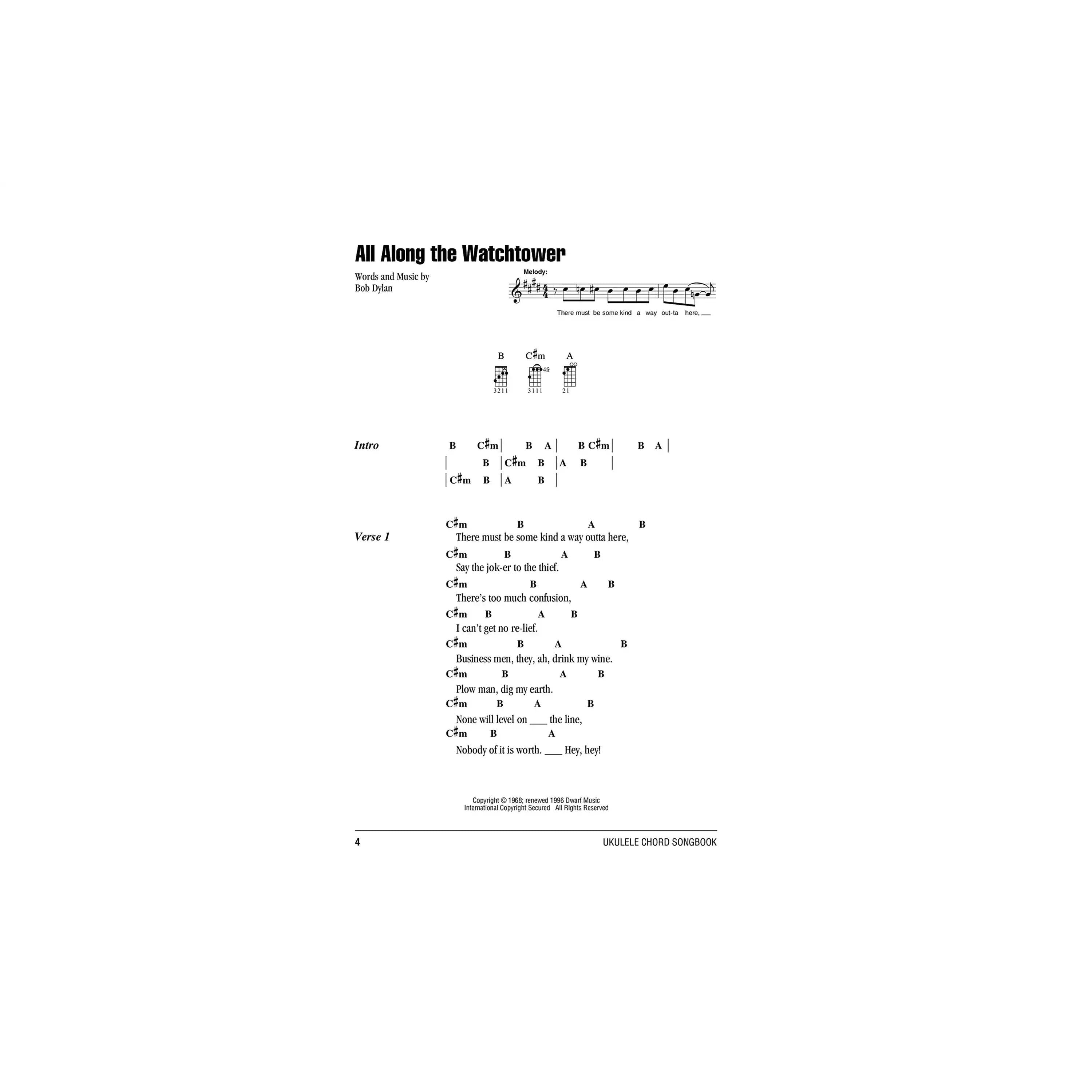 3chordsongssheet1 | Terry Carter Music Store
