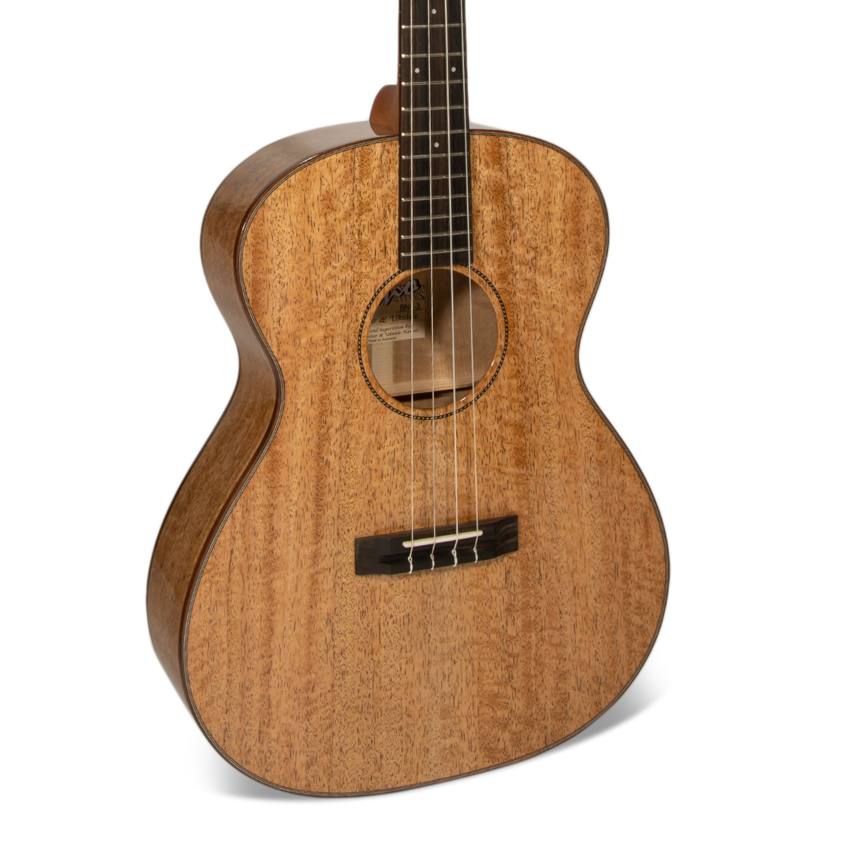 Pono BN4-3 Big Baritone Ukulele All Solid Mango "Omega"