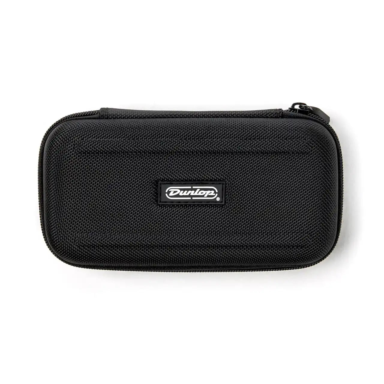 Dunlop black accessory case with zipper, textured exterior at Terry Carter Music Store