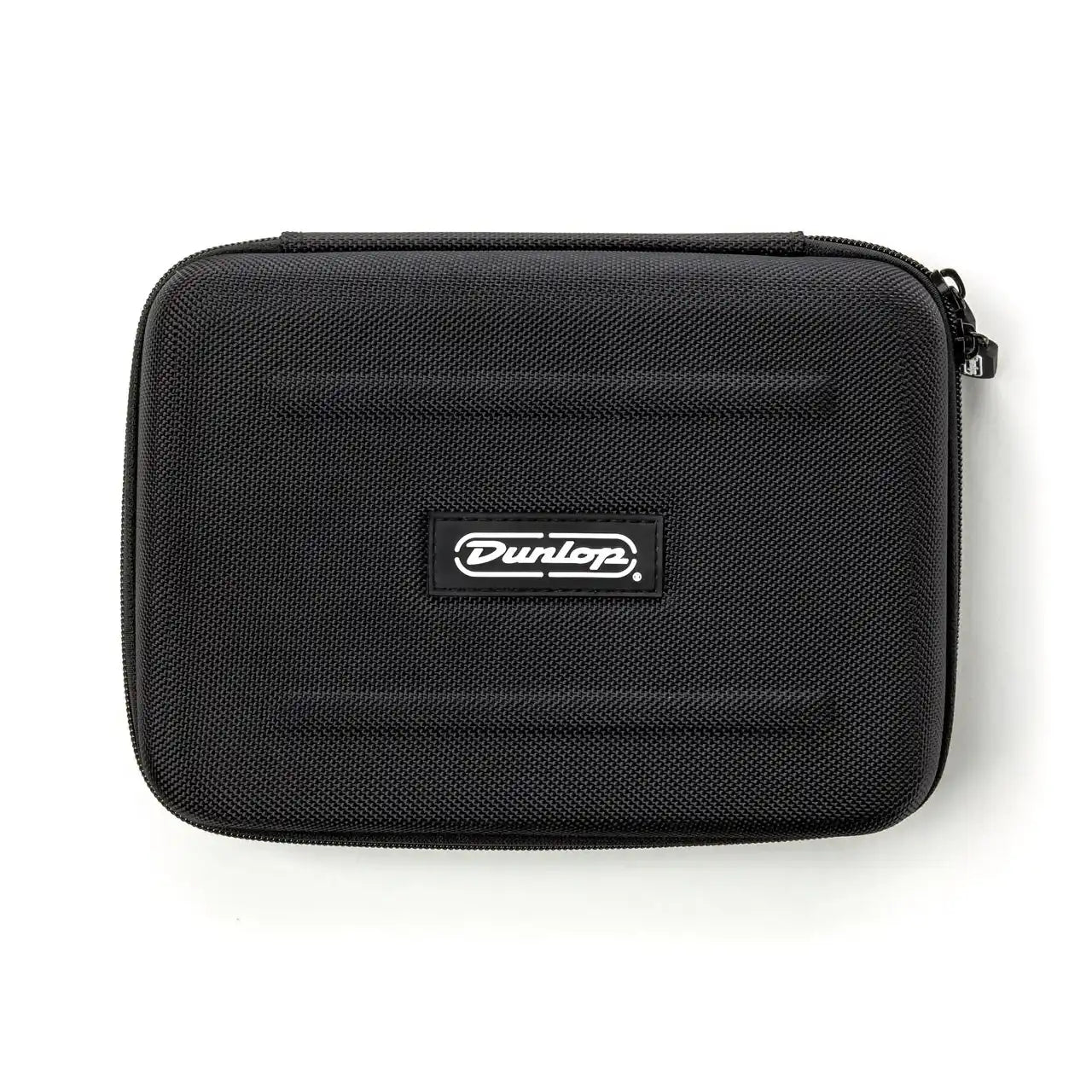 Dunlop black hard shell pedalboard case, compact and zippered, Terry Carter Music Store.