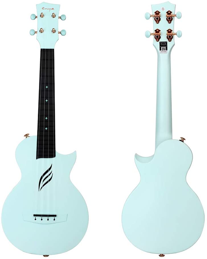 Enya Nova U Blue Concert Ukulele Carbon Fiber