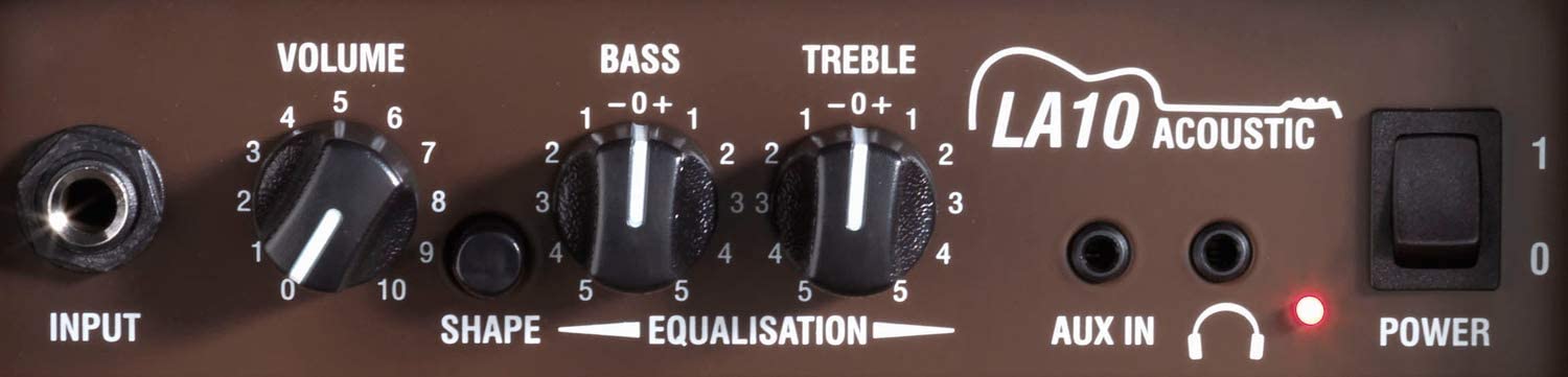 Laney LA10 10W 1x5 Acoustic Guitar and Ukulele Combo Amp