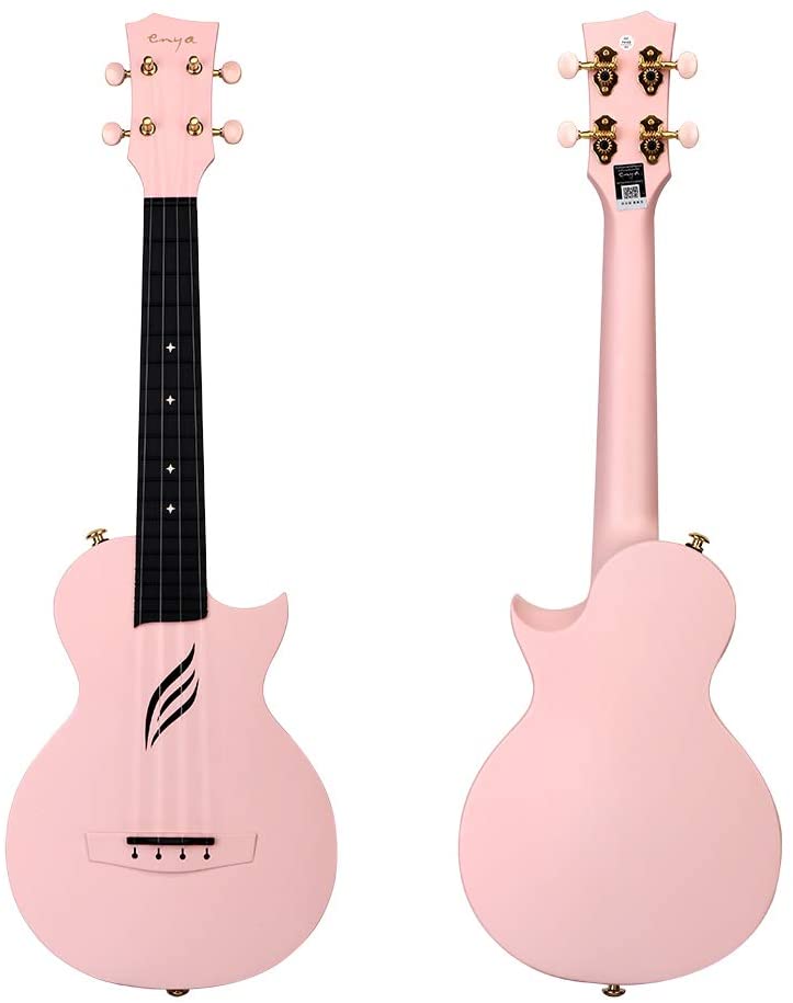 Enya Nova U Pink Concert Ukulele Carbon Fiber