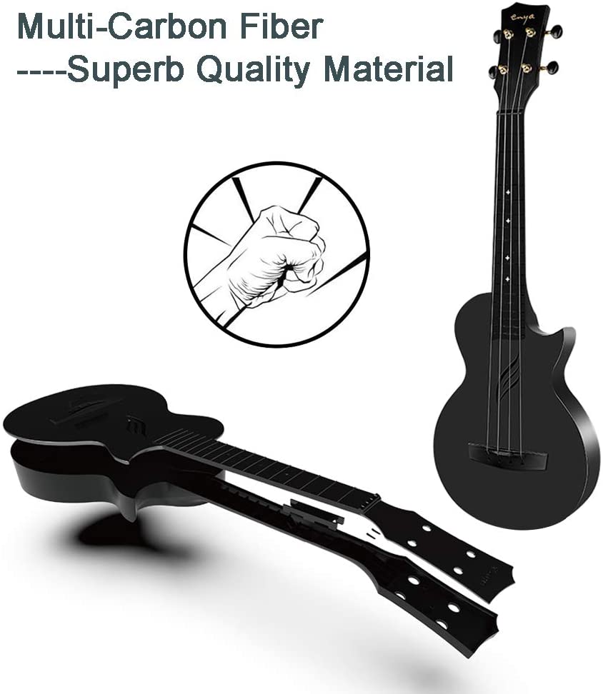 Enya Nova U Pink Concert Ukulele Carbon Fiber