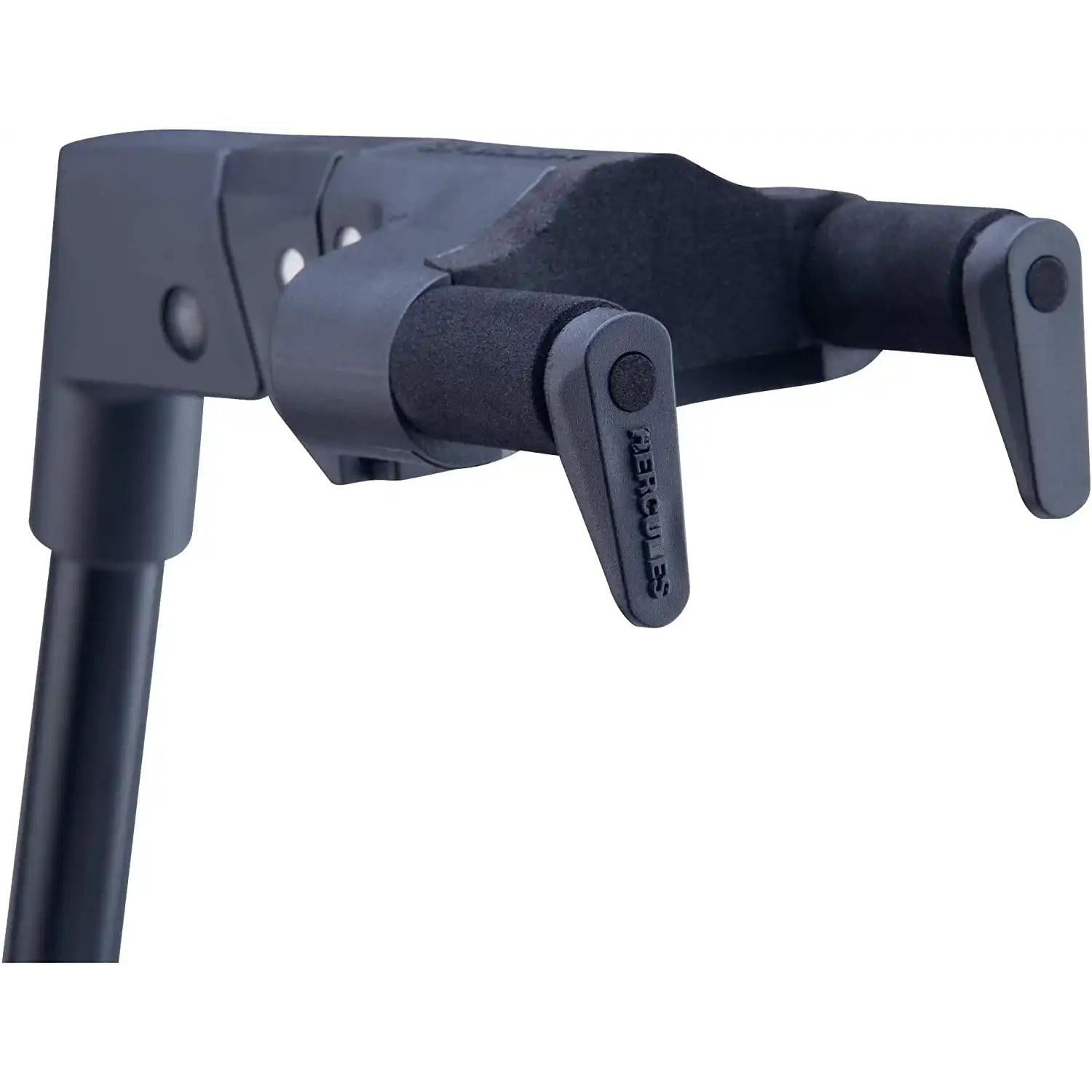 Hercules black guitar stand head, sturdy neck yoke, Terry Carter Music Store