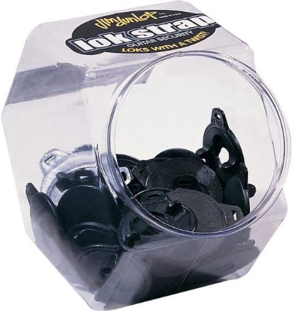 Dunlop 7036 Jar of 36-Plastic Straplocks