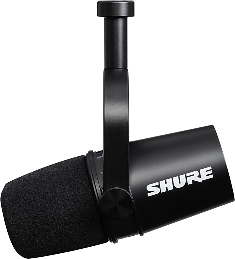 Shure MV7 USB Podcast Microphone - Black