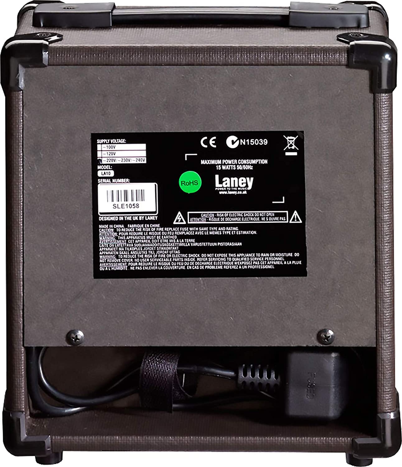 Laney LA10 10W 1x5 Acoustic Guitar and Ukulele Combo Amp