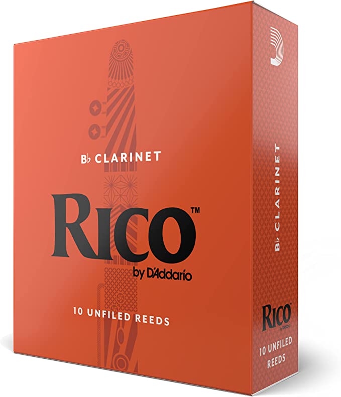 Rico by D'Addario Bb Clarinet Reeds Strength 2.0 - 10 Pack