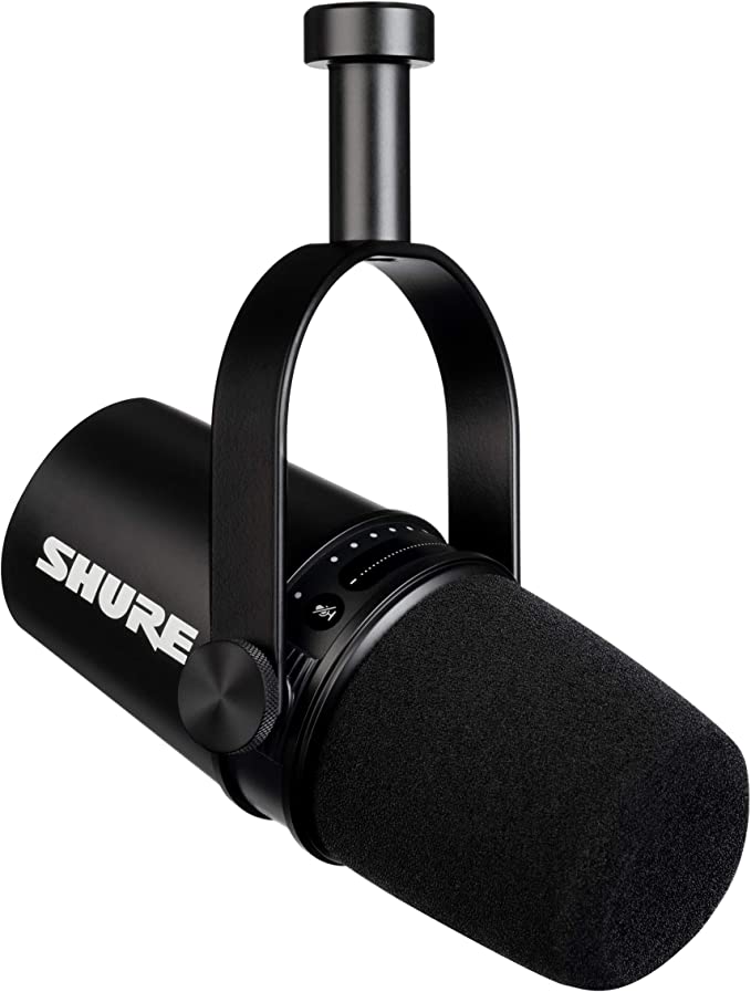 Shure MV7 USB Podcast Microphone - Black