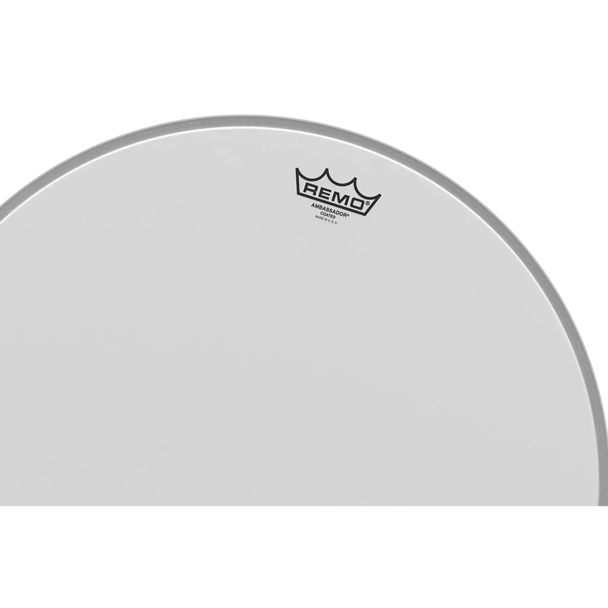 AmbassadorSeriesClearDrumheadBass20_DiameterModel-closeup | Terry Carter Music Store