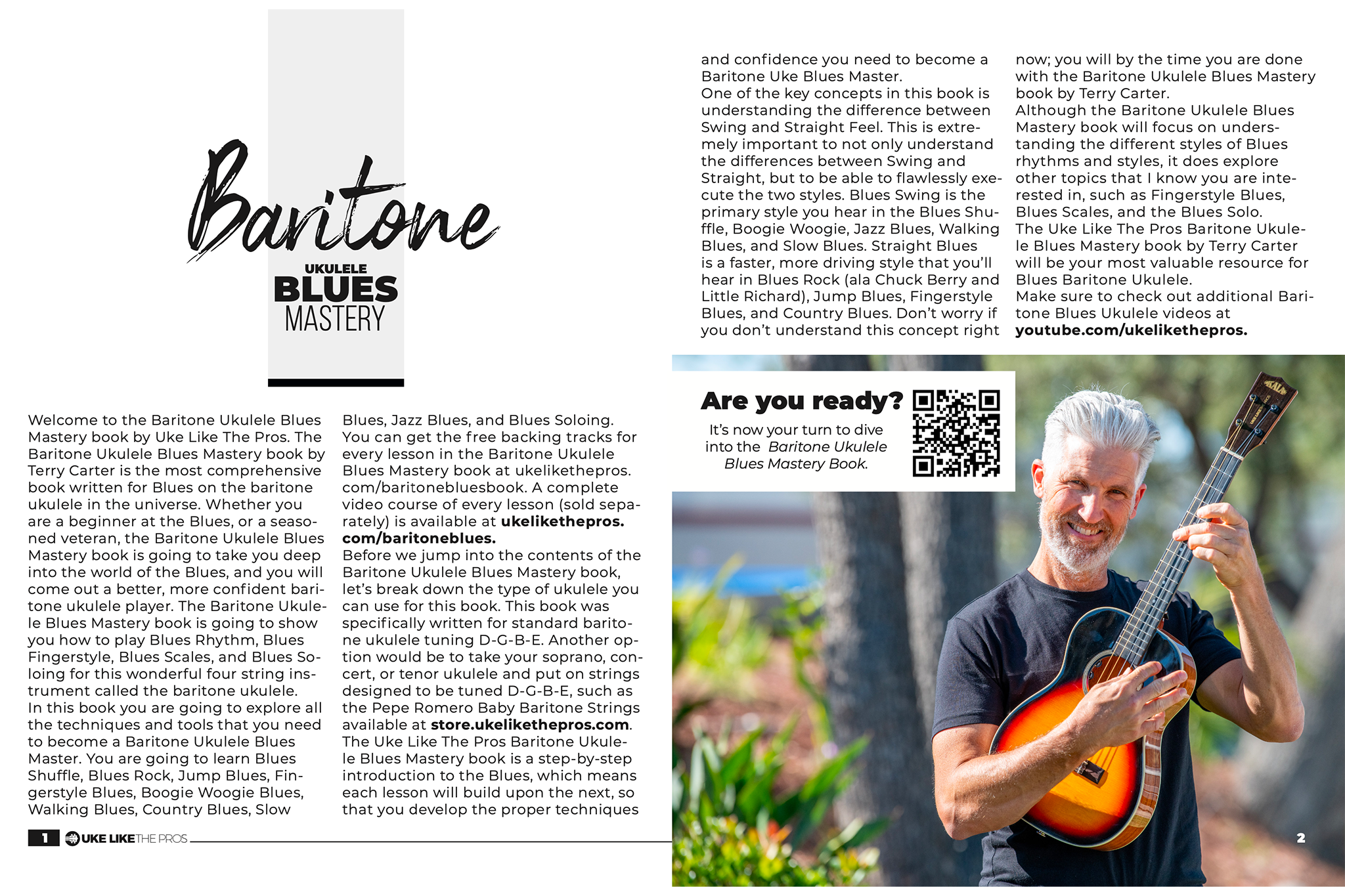Baritone Ukulele Blues Mastery Book