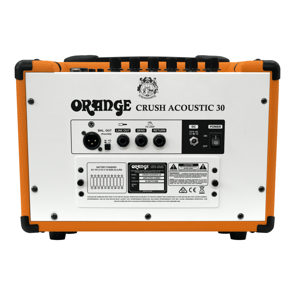 Orange Crush Acoustic 30 30-watt 1x8" Acoustic Ukulele & Guitar Combo Amp - Orange - Open Box