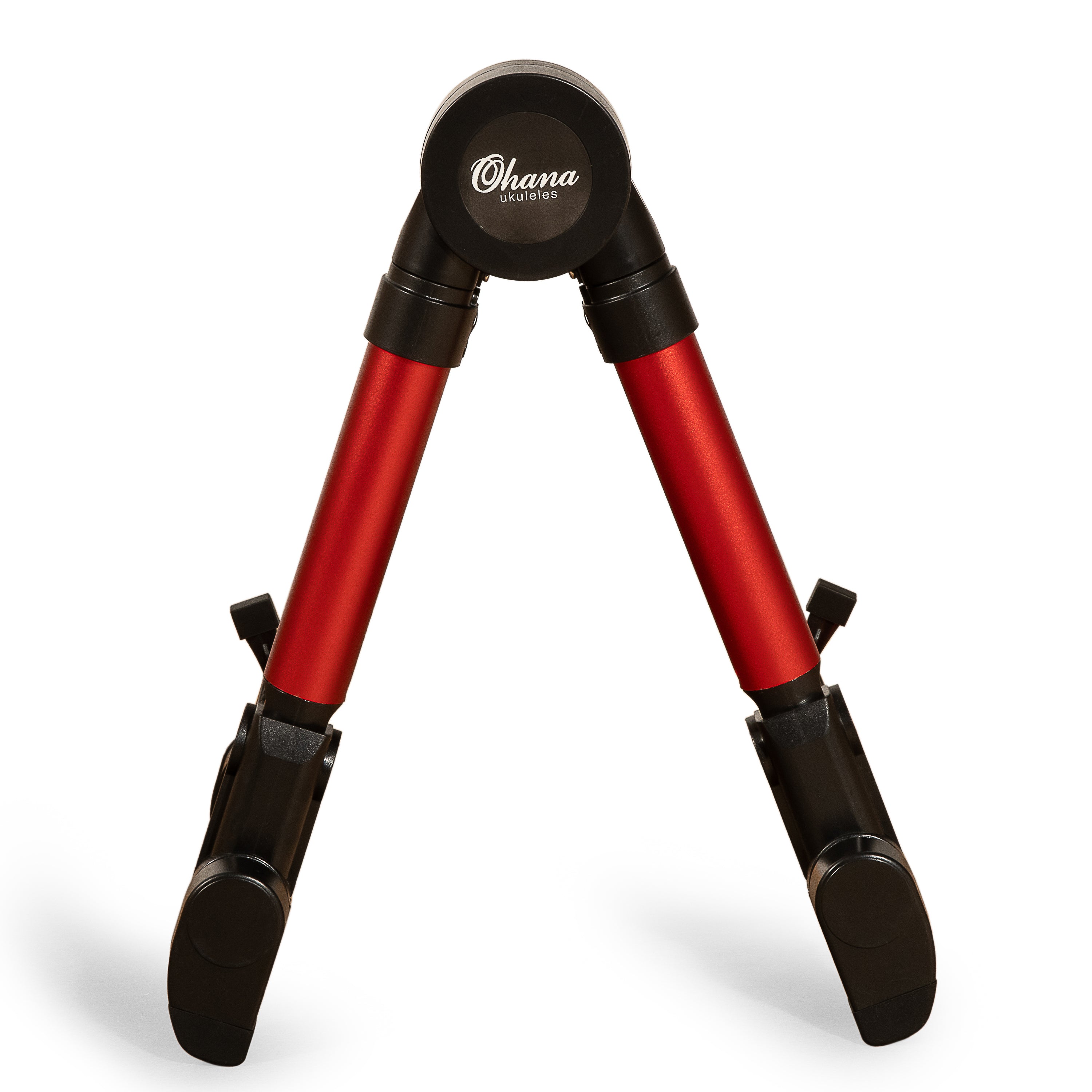 Ohana US-30 RD Lightweight A-Frame Red Portable Uke Stand - RED