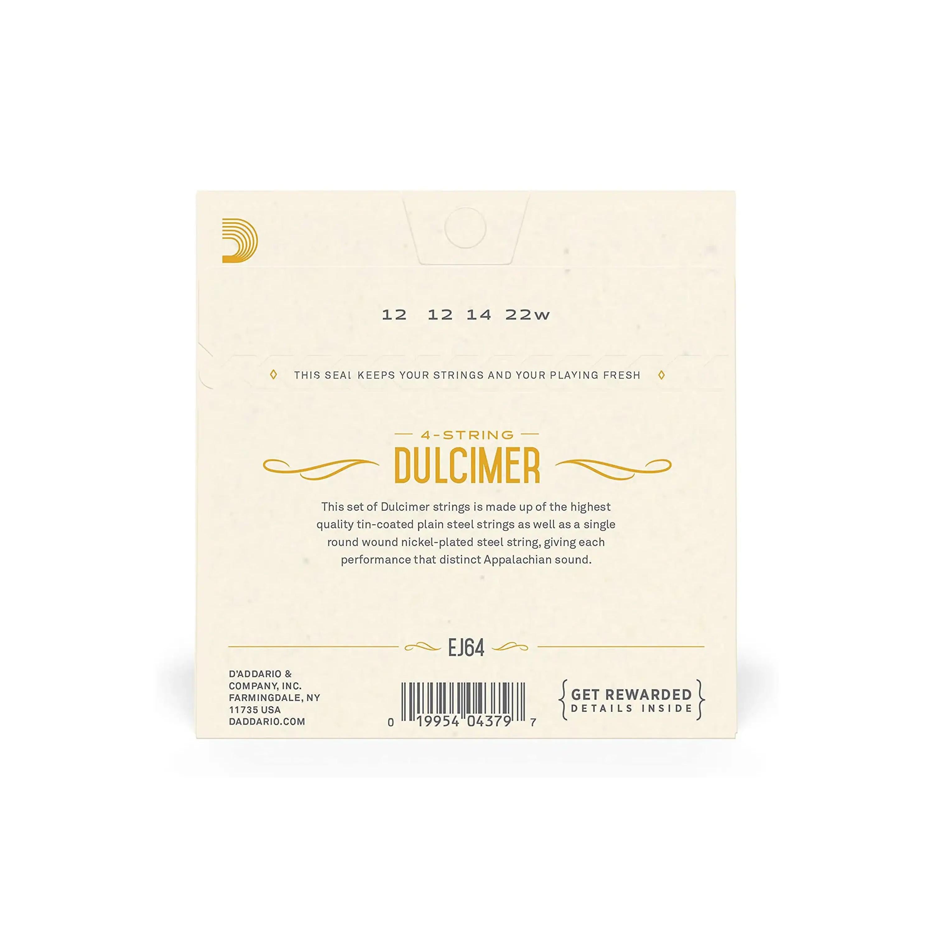 D_Addario-EJ64-Nickel-4-String-Dulcimer-Stringsback | Terry Carter Music Store