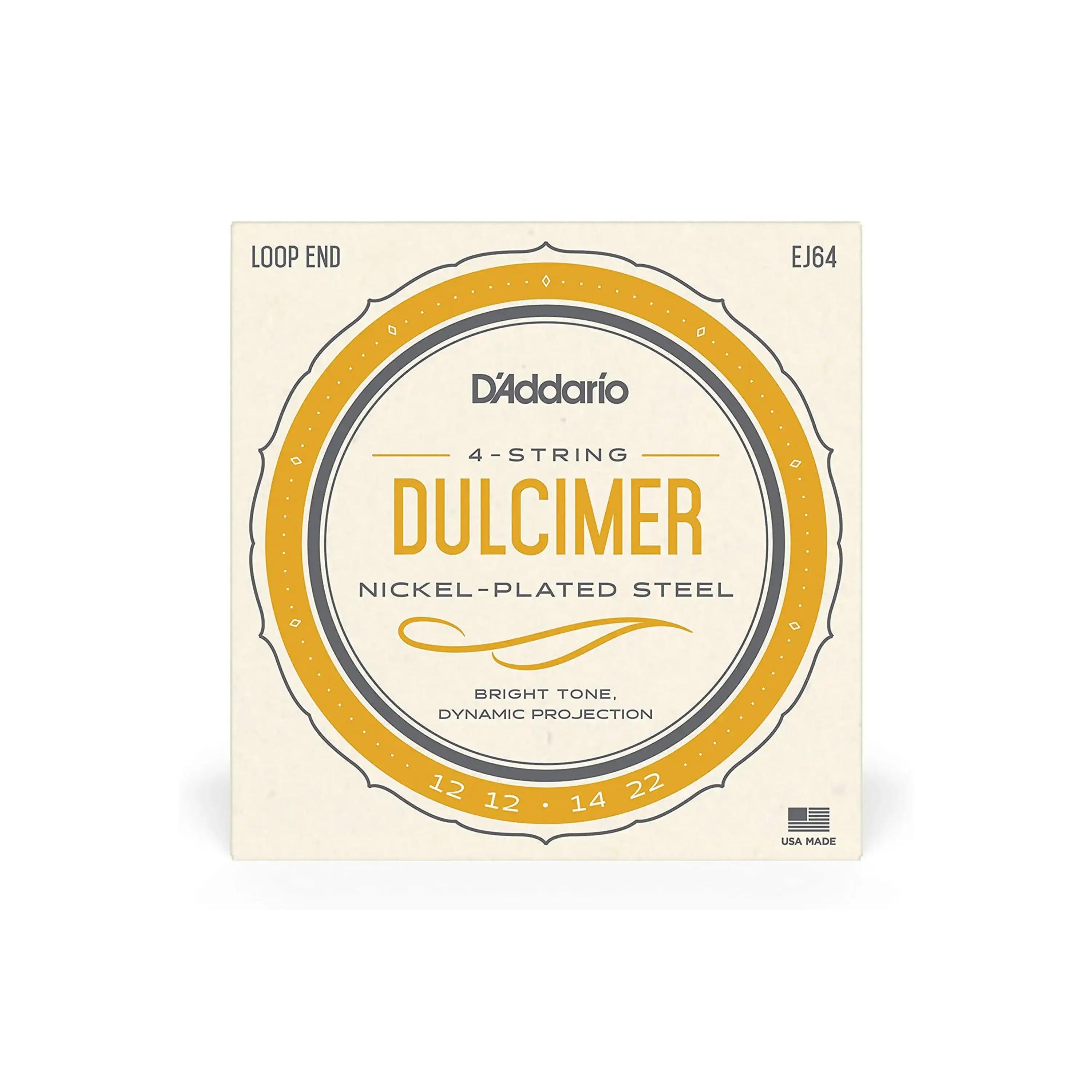 D_Addario-EJ64-Nickel-4-String-Dulcimer-Stringsfront | Terry Carter Music Store