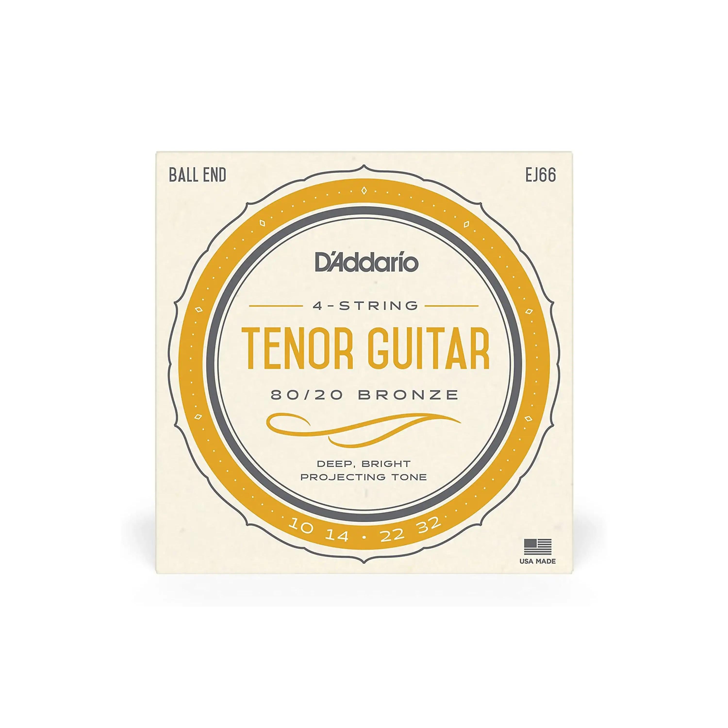 D_Addario-EJ66-80-20-Bronze-4-String-Tenor-Guitar-Strings---.010-.032wfront | Terry Carter Music Store