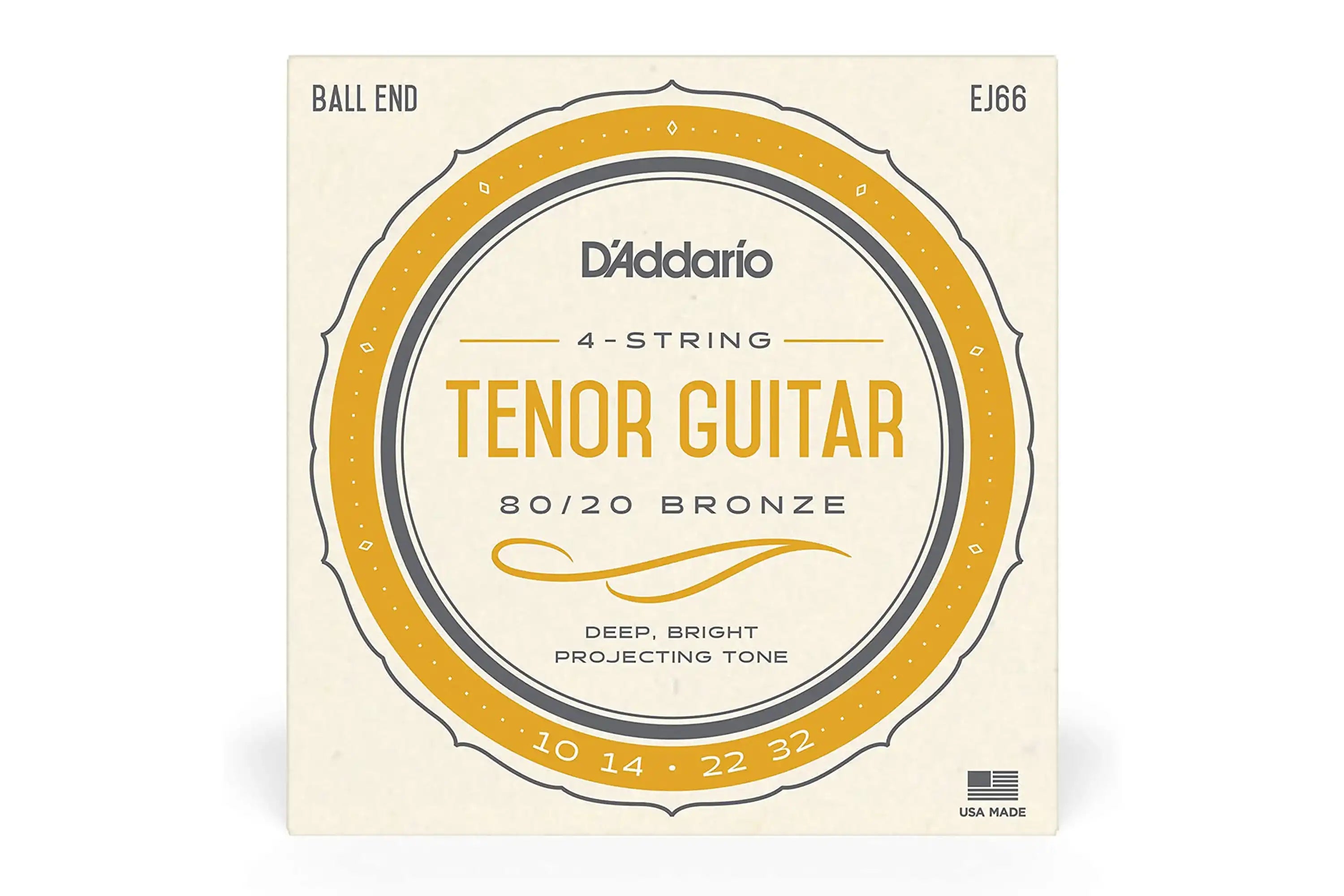 D_Addario-EJ66-80-20-Bronze-4-String-Tenor-Guitar-Strings---.010-.032wfront | Terry Carter Music Store