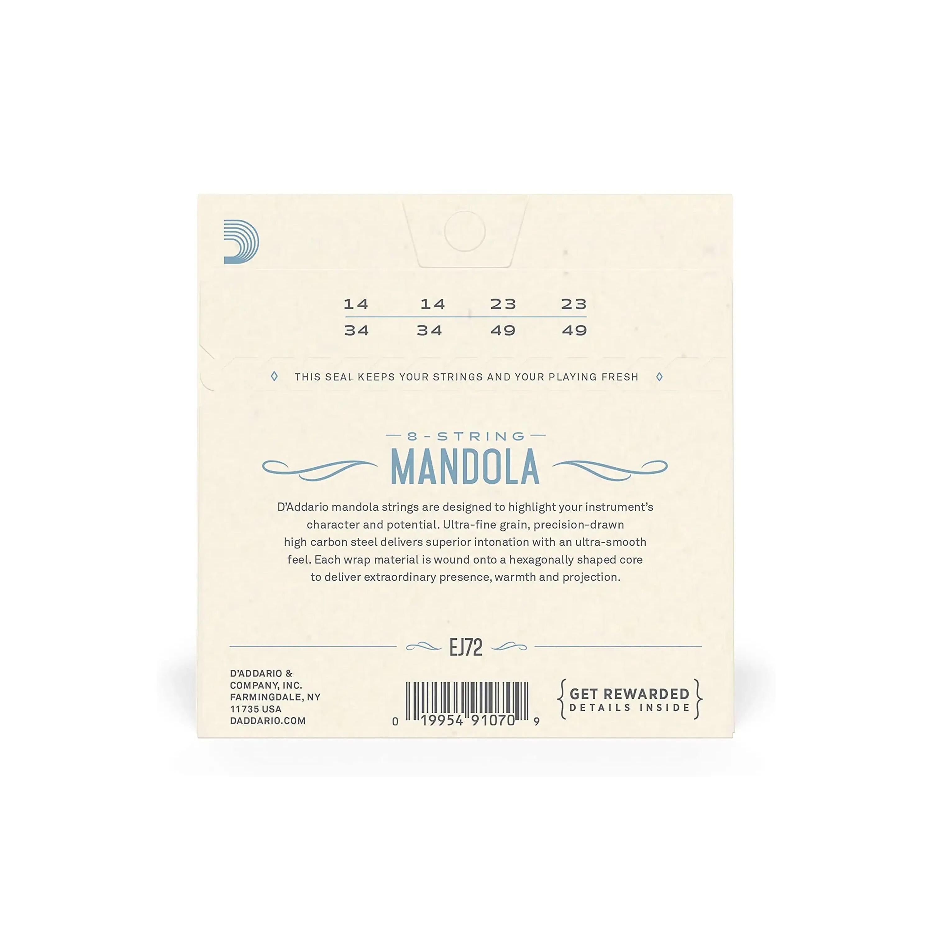 D_Addario-EJ72-Phosphor-Bronze-8-String-Mandola-Strings---Light-.014-.049back | Terry Carter Music Store