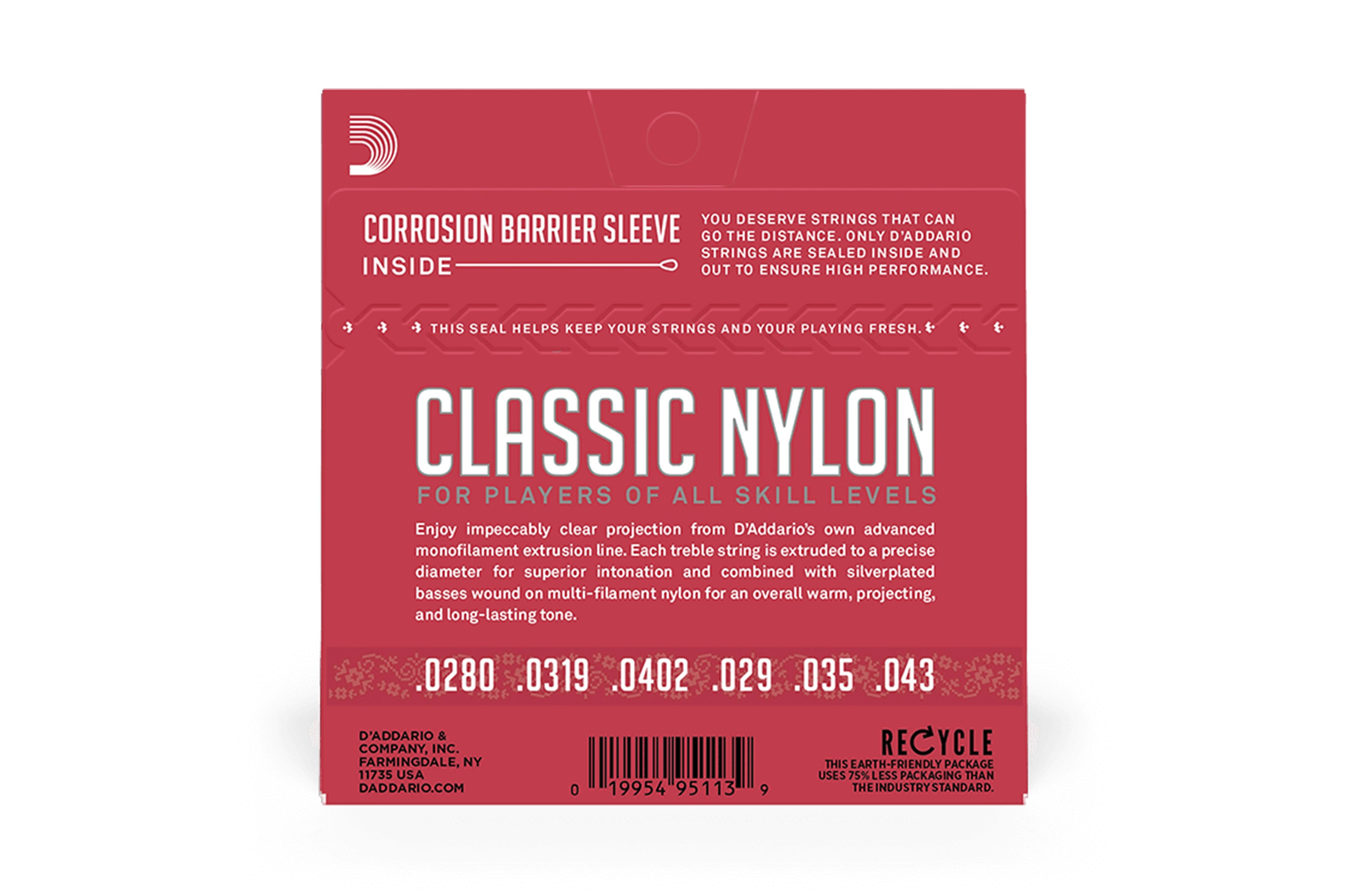 D'Addario EJ27N Classical Guitar Strings