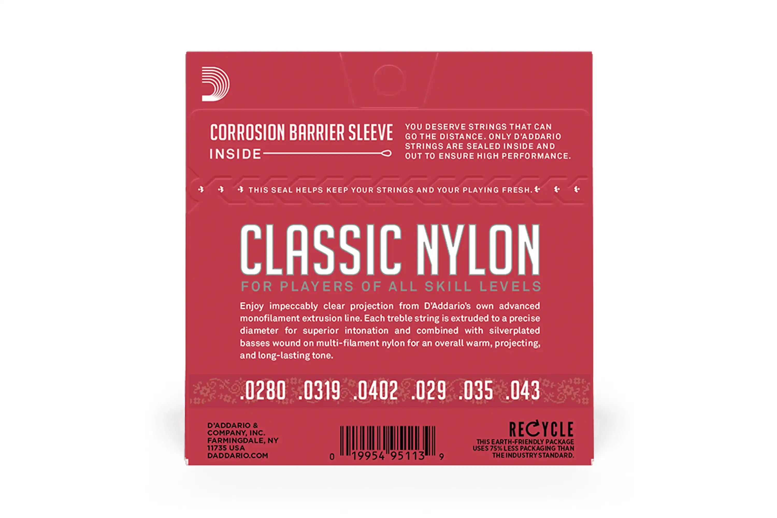 D'Addario EJ27N Classical Guitar Strings