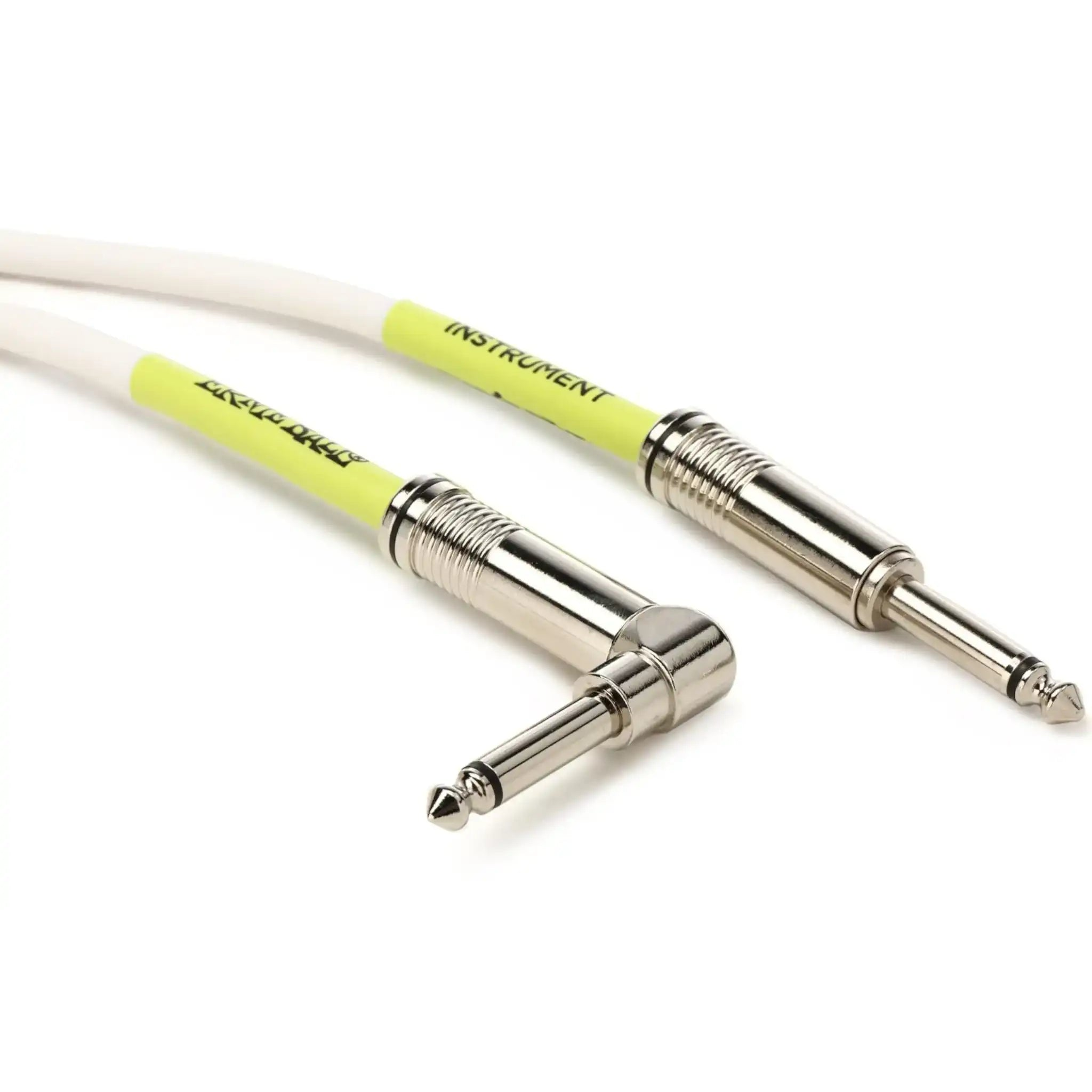 ErnieBall10FootStraight_AngleInstrumentCable-WHITE-closeup | Terry Carter Music Store