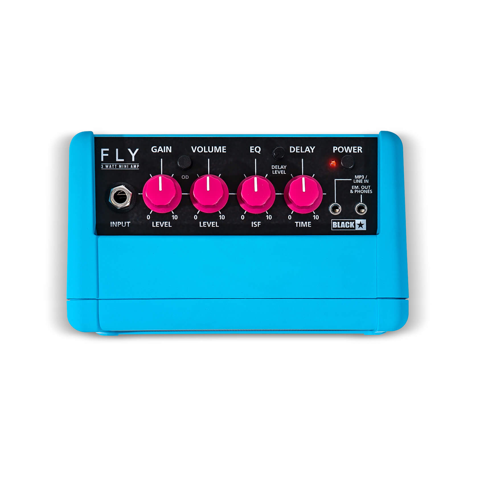 FLY3-NEON-BLUE-TOP | Terry Carter Music Store