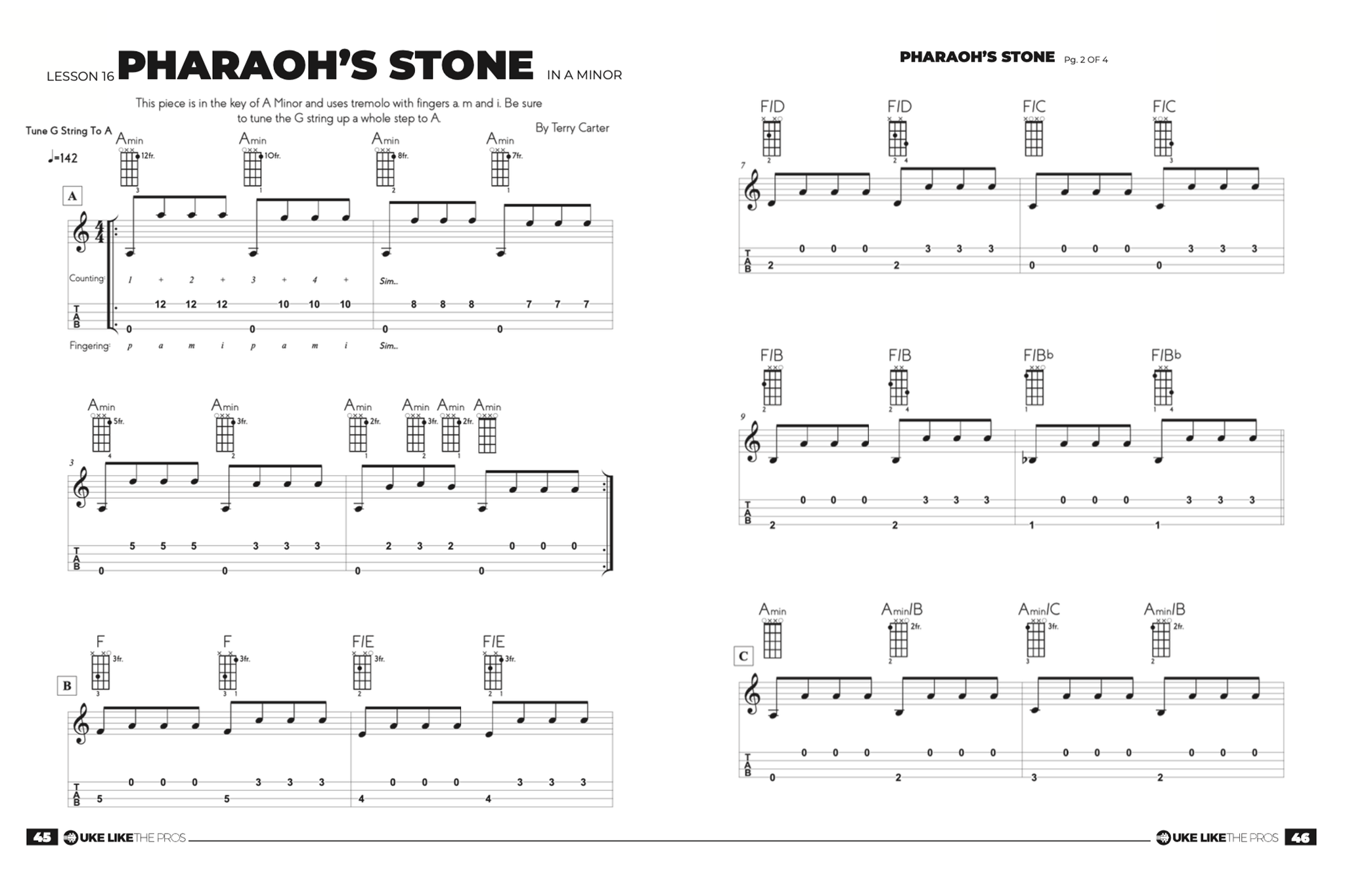 Fingerstyle Mastery Ukulele Book