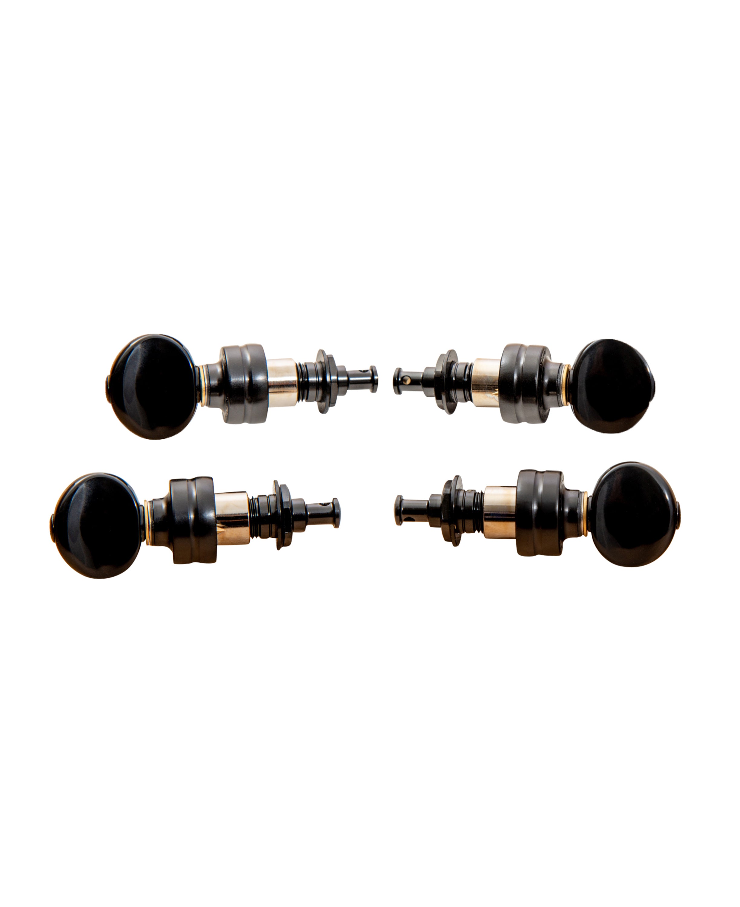 Gotoh UPTL Black Planteary Ukulele Tuning Machines 1:4 Gear Ratio FULL SET of 4 - NO BOX
