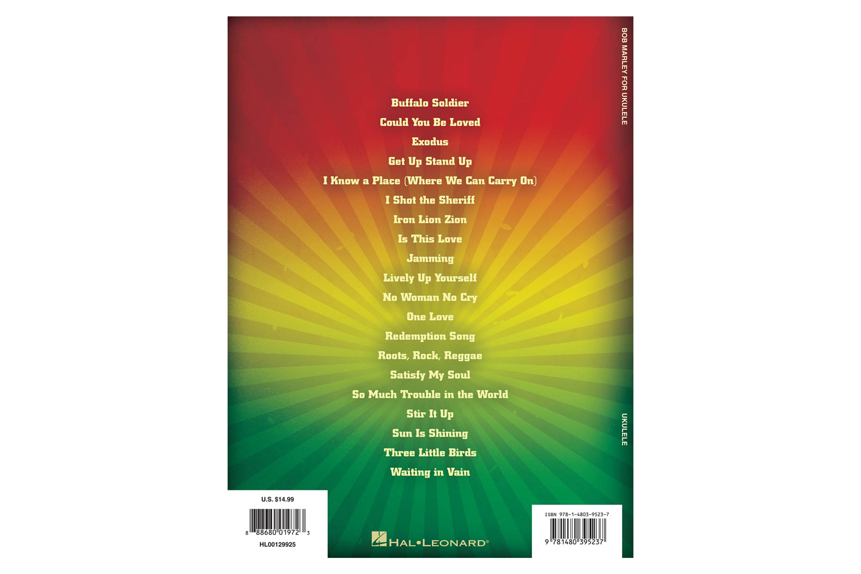 Bob Marley For Ukulele Book