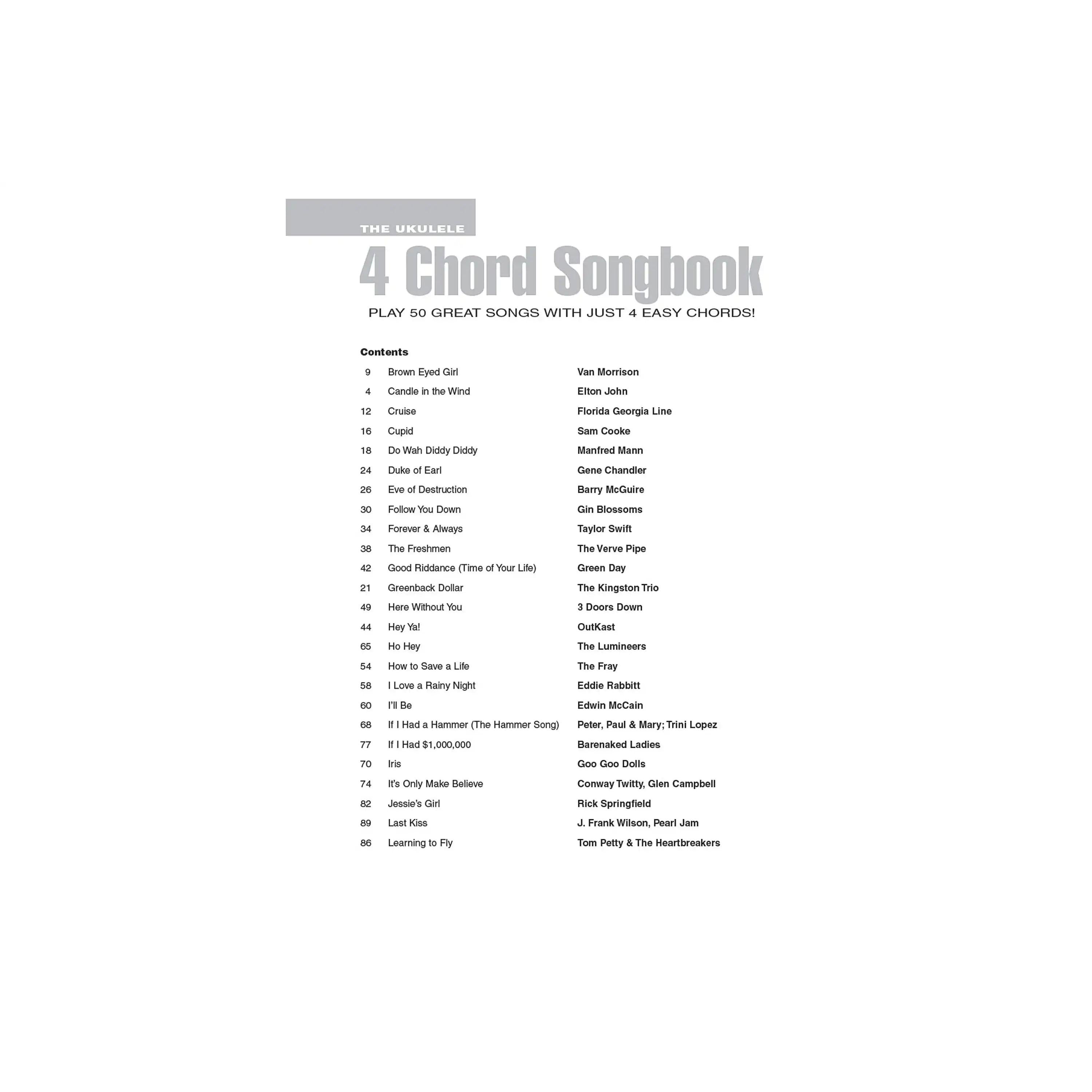 HL00142050contents | Terry Carter Music Store