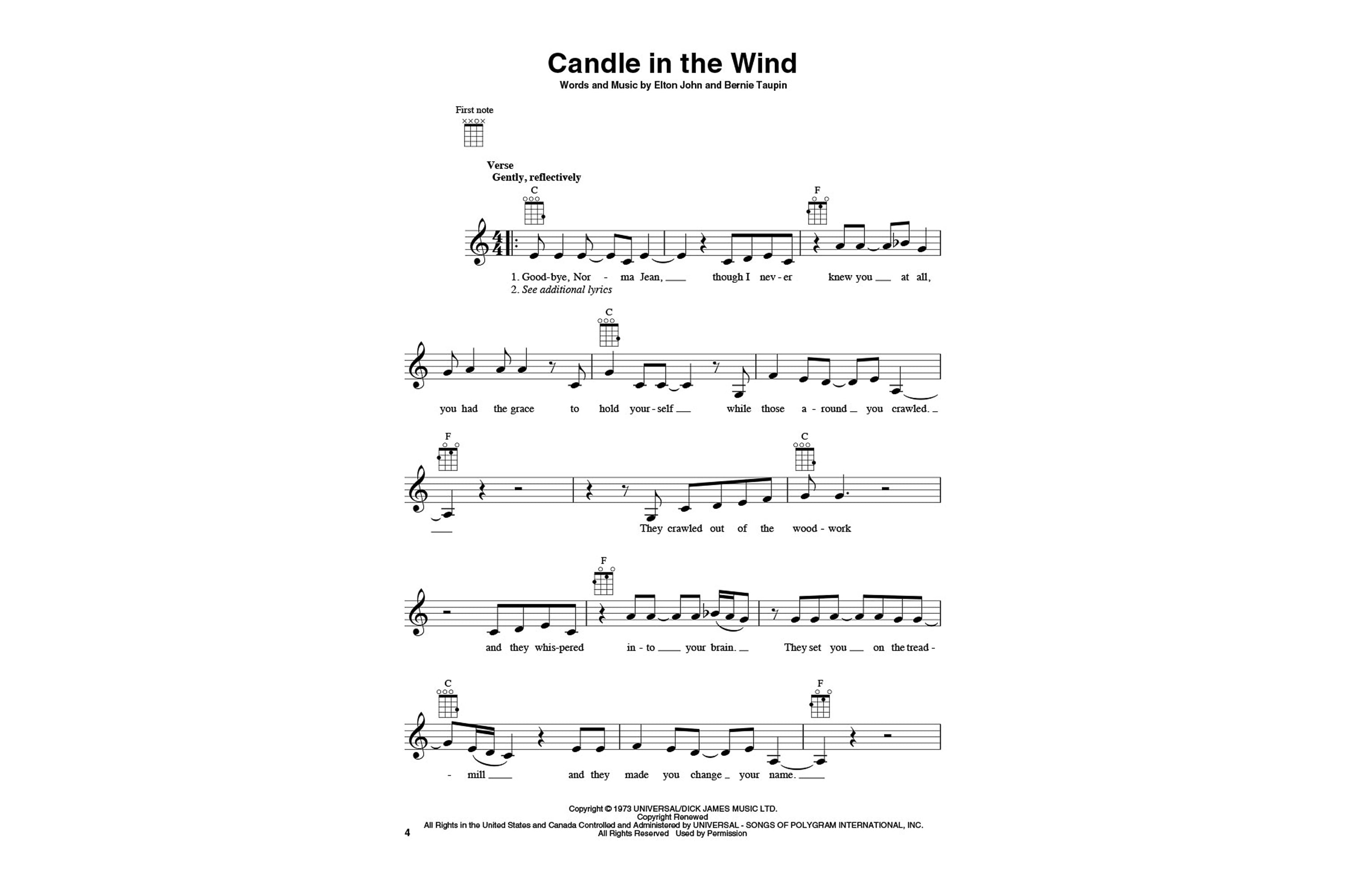 The Ukulele 4 Chord Songbook