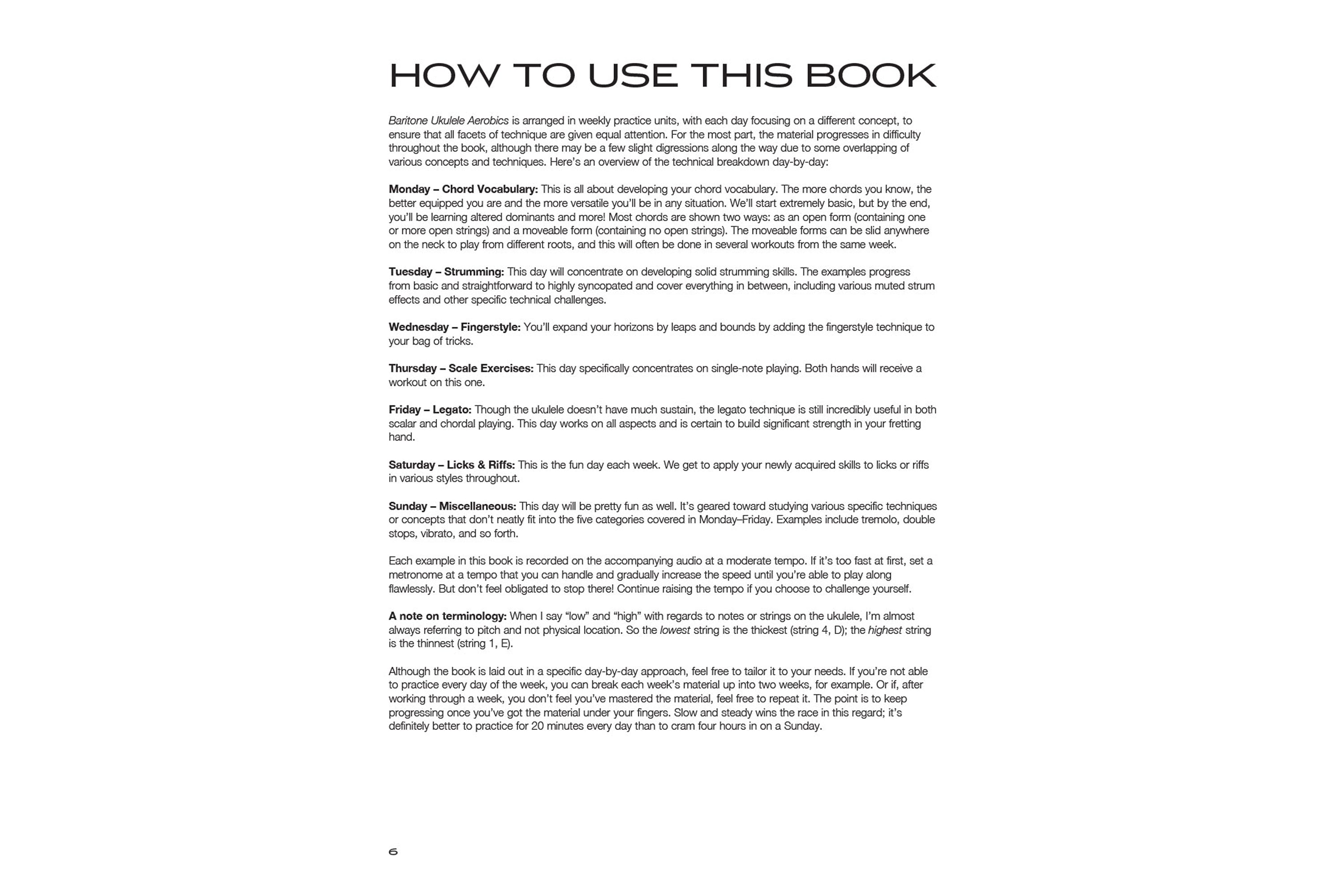 Baritone Ukulele Aerobics For All Levels, from Beginner to Advanced