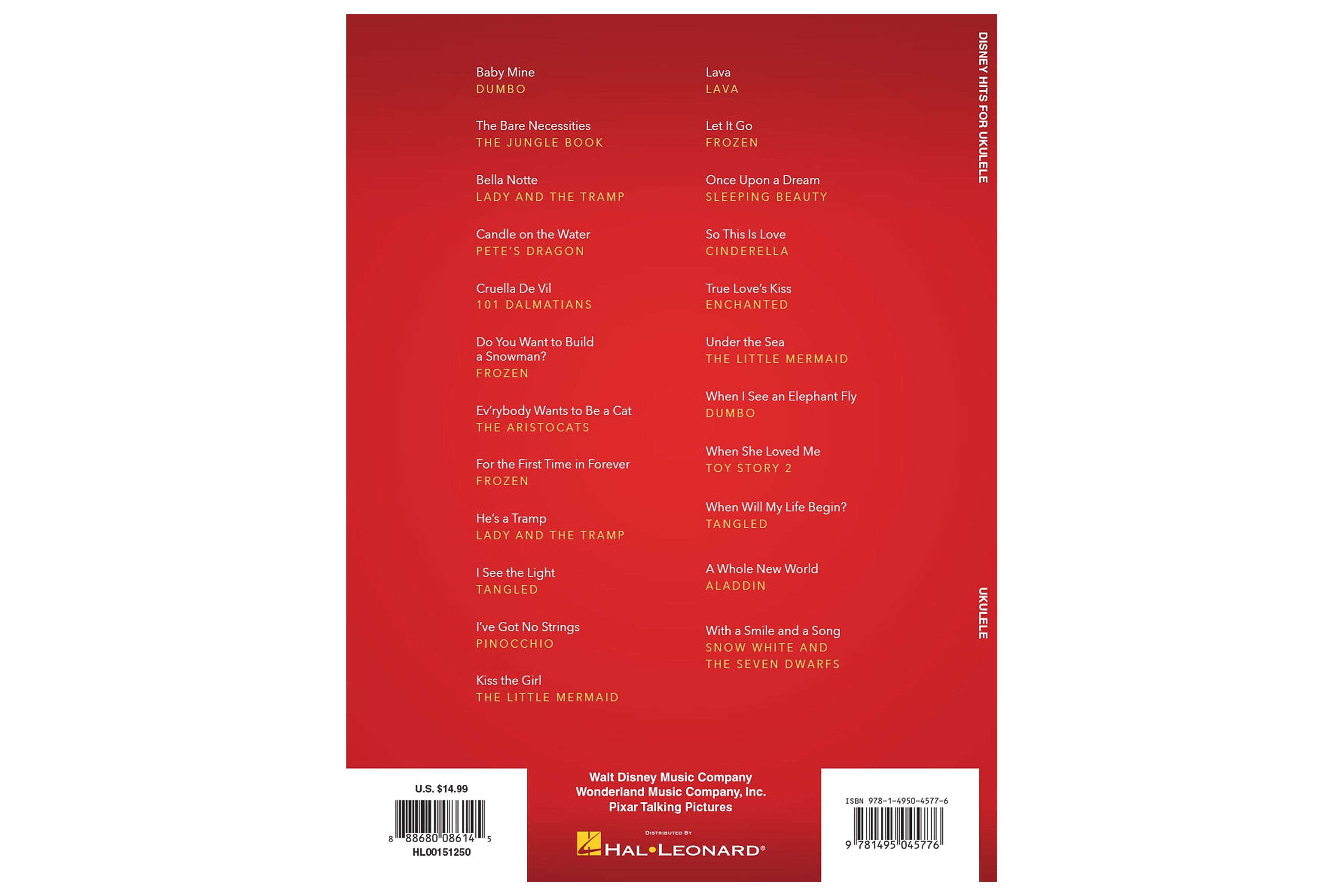 Disney Hits for Ukulele 23 Songs to Strum & Sing Play