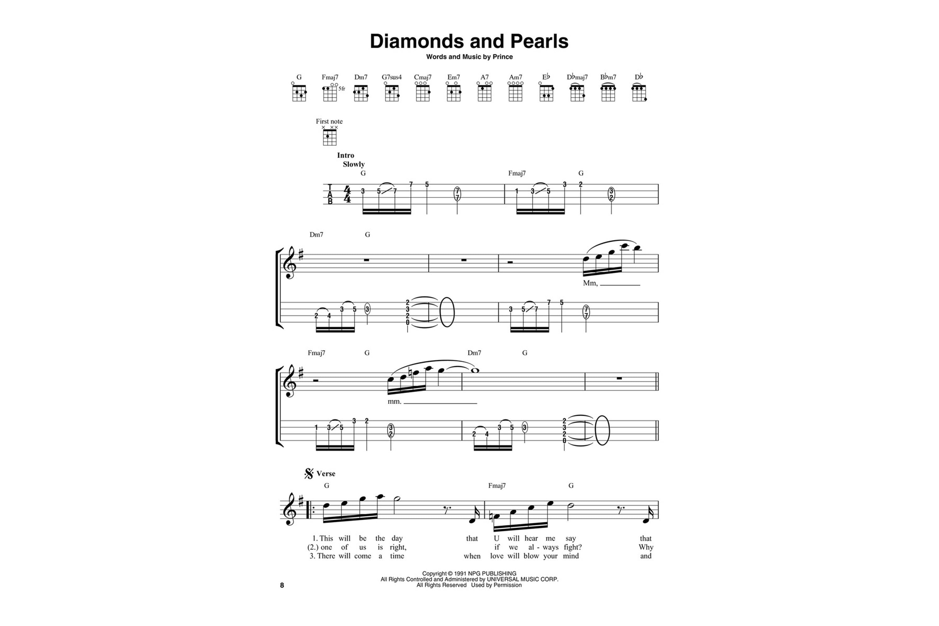 The Very Best of Prince Ukulele