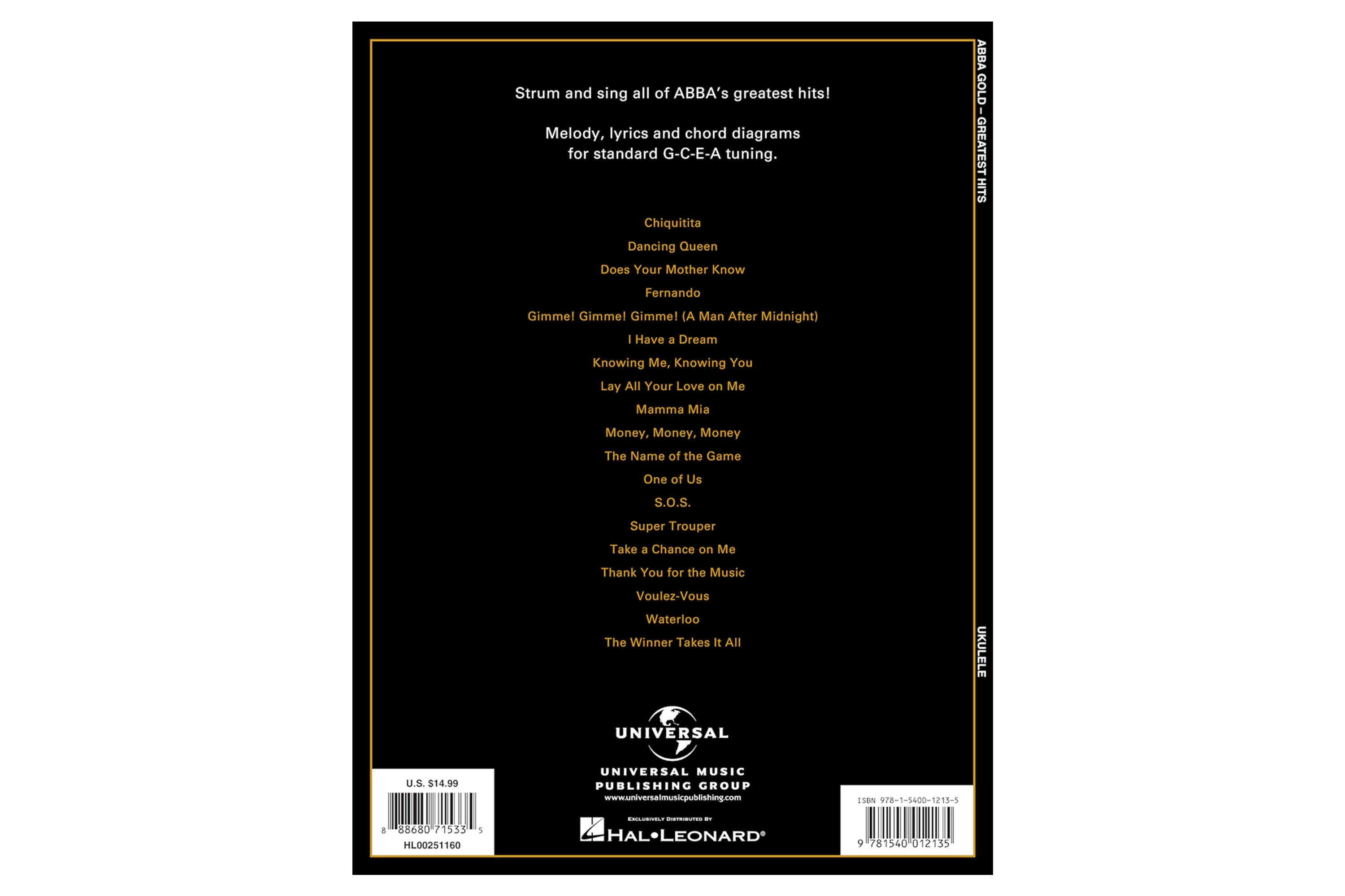 ABBA – Gold: Greatest Hits for Ukulele