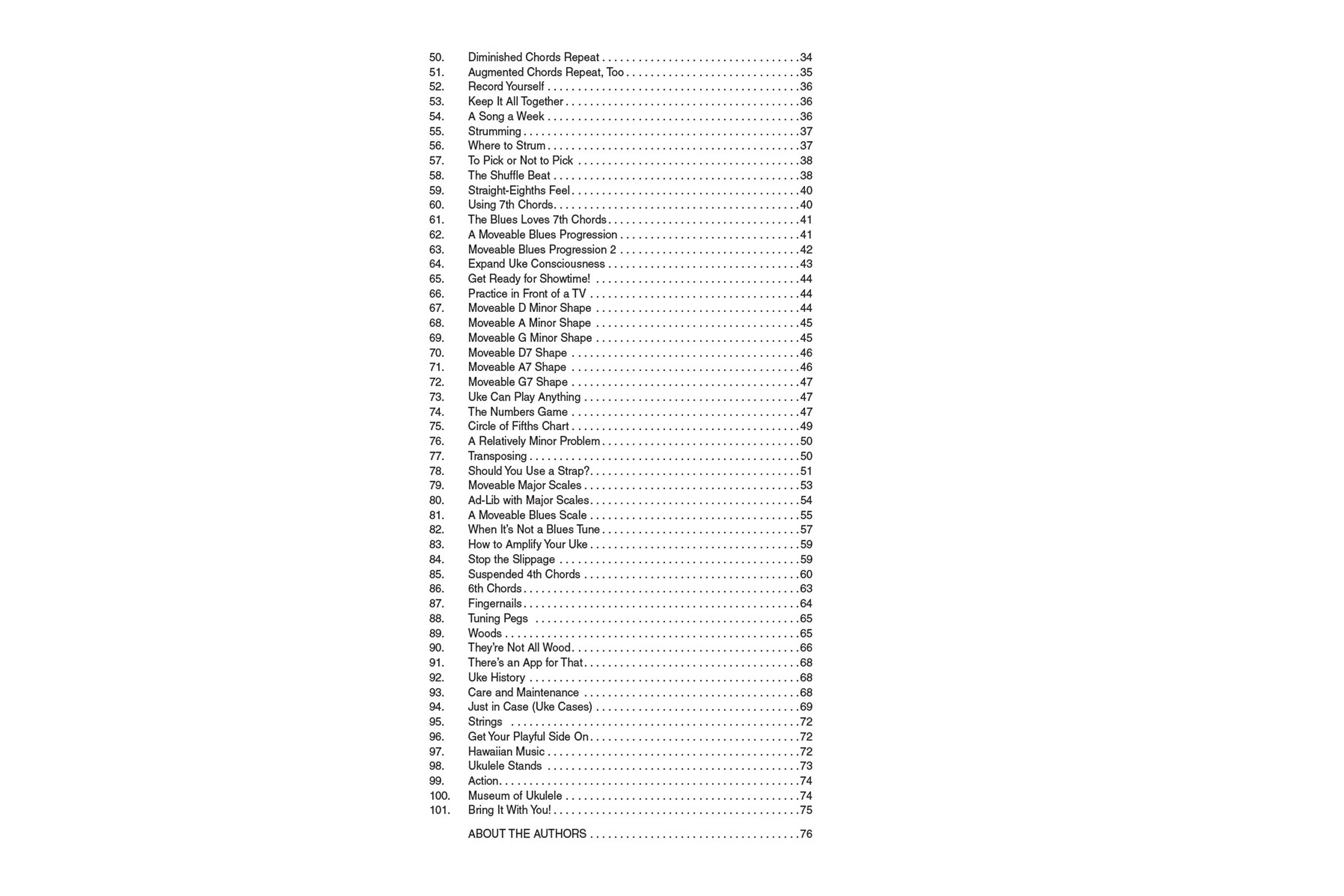 101 Ukulele Tips - Stuff All the Pros Know and Use