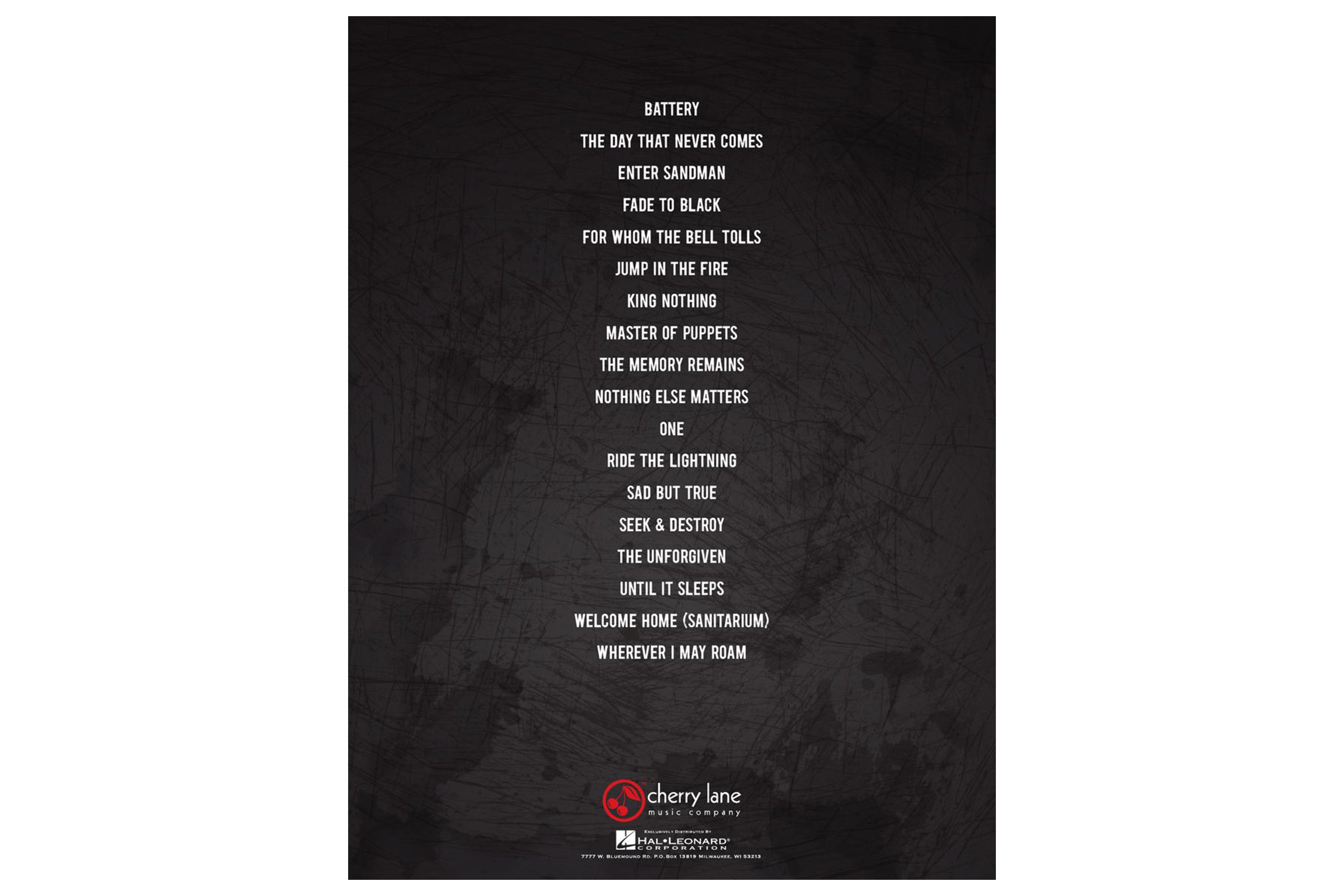 Best of Metallica for Ukulele Ukulele/Vocal with Tab