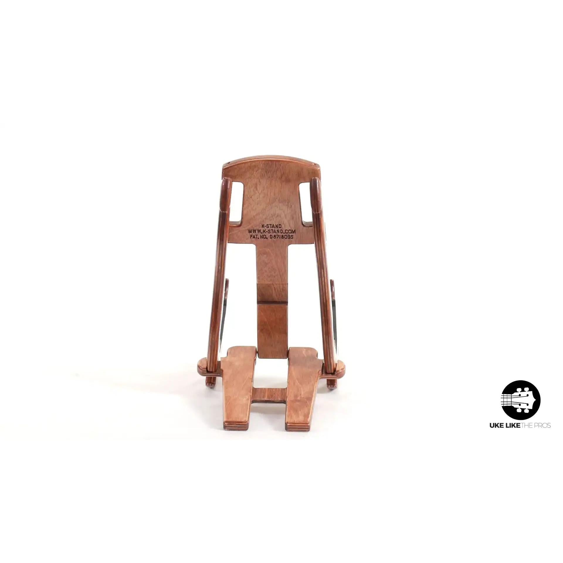 K-Stand wooden folding instrument stand for ukulele or guitar at Terry Carter Music Store